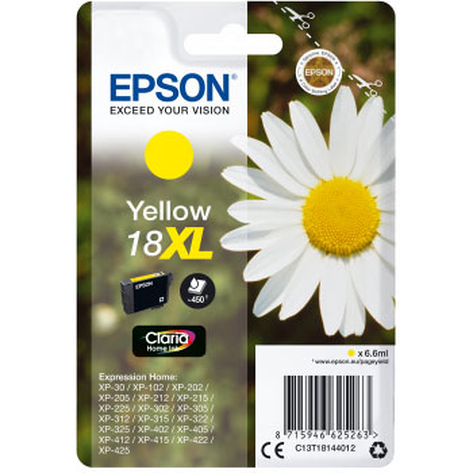 Epson Paquerette 18XL Jaune - Cartouche imprimante Epson