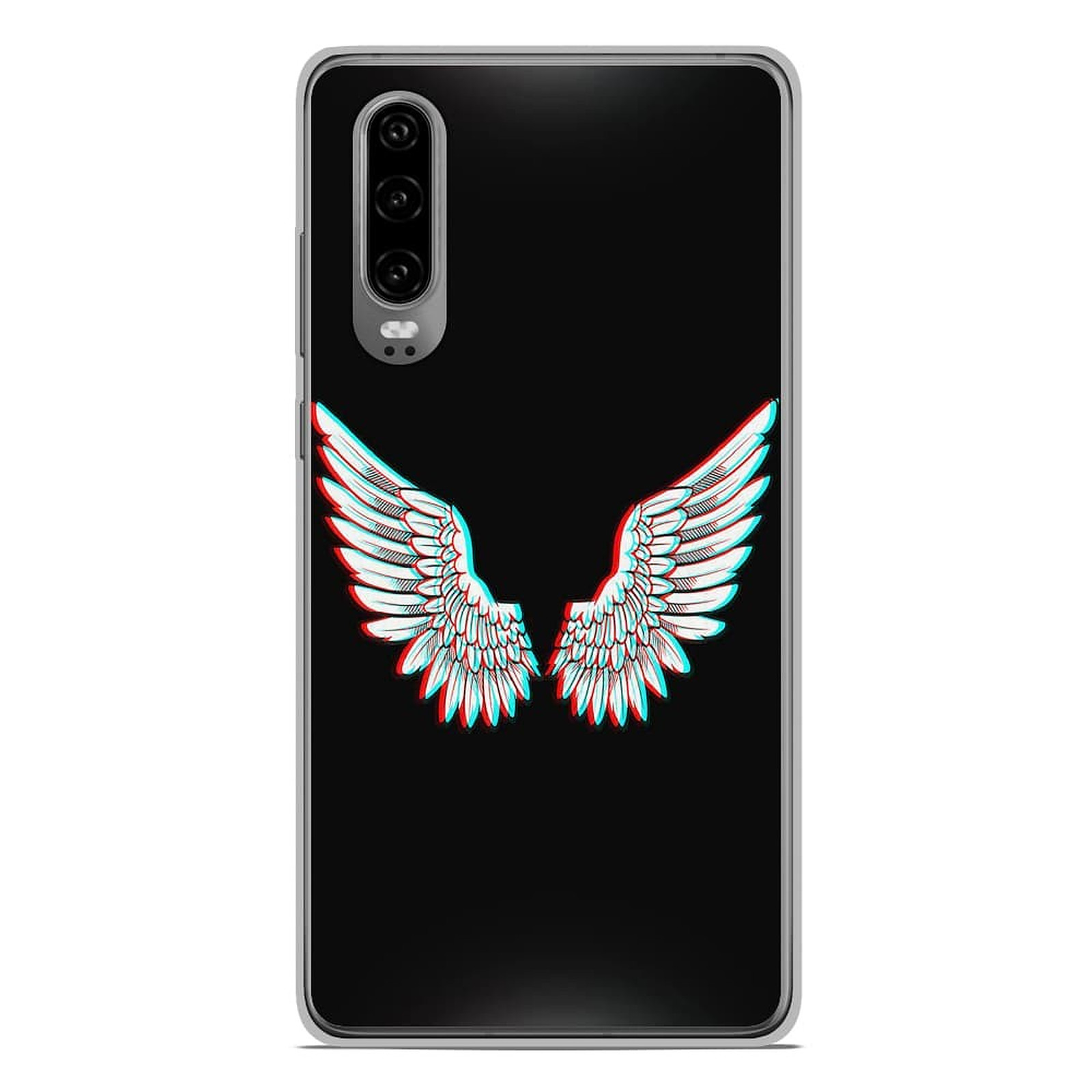 1001 Coques Coque silicone gel Huawei P30 motif Ailes d'Ange - Coque telephone 1001Coques
