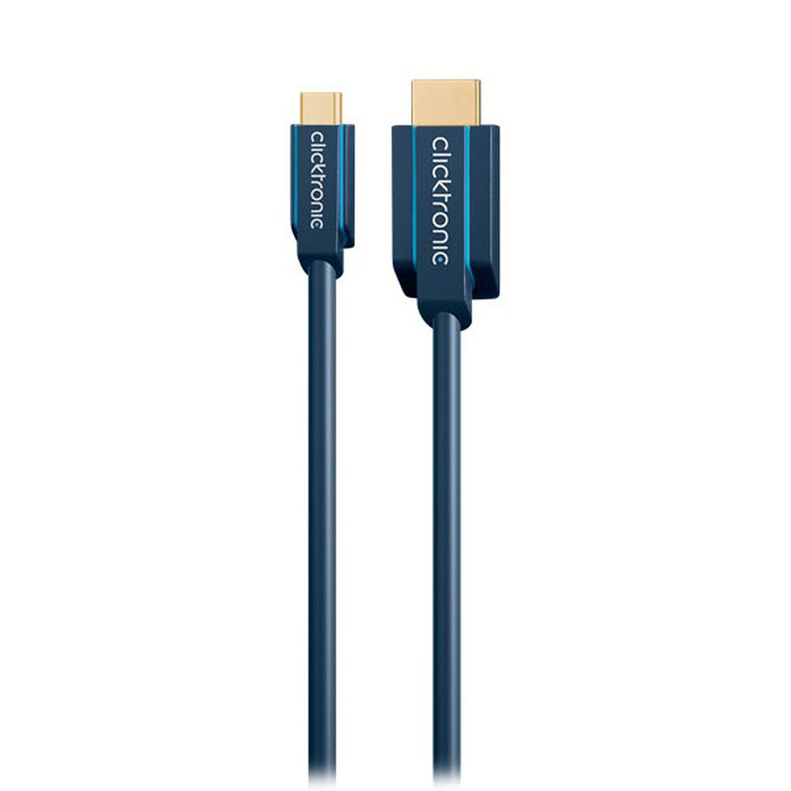 Clicktronic Cable USB-C / HDMI (Male/Male) - 3 m - HDMI Clicktronic