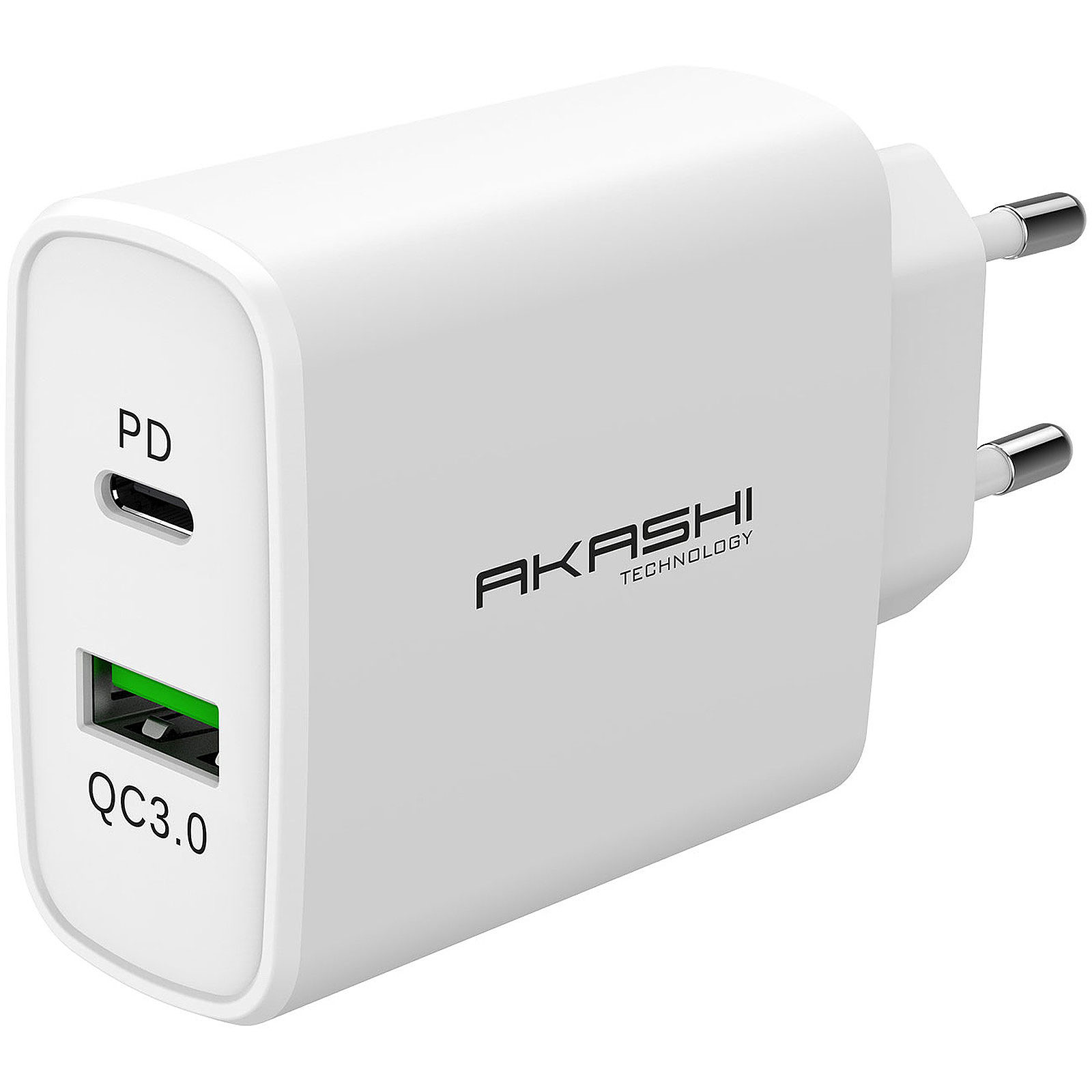 Akashi Chargeur Secteur Intelligent 38W - USB Akashi
