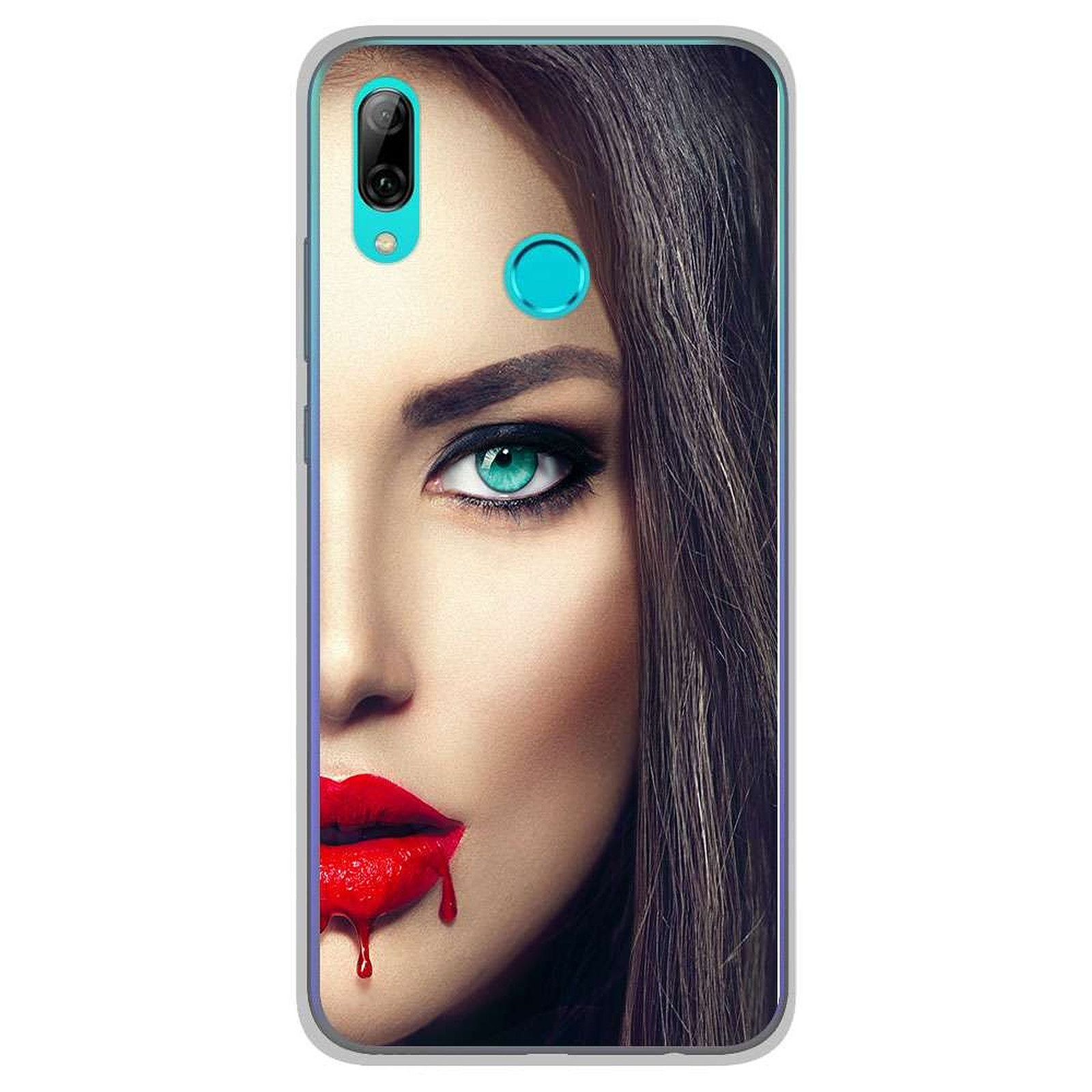 1001 Coques Coque silicone gel Huawei P Smart 2019 motif Lèvres Sang - Coque telephone 1001Coques
