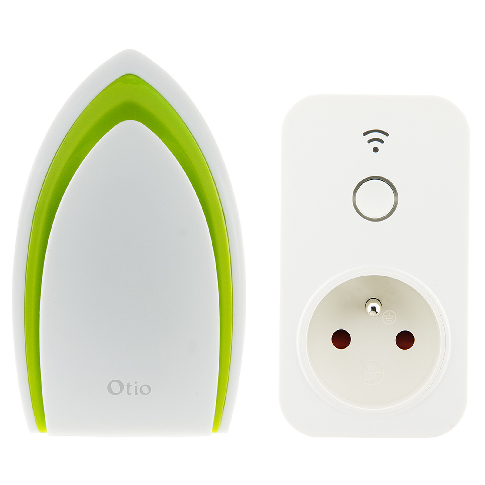 Otio Pack multicapteur connecte 5 en 1 avec prise Wifi- temperature, humidite, bruit, luminosite et qualite de l'air - Prise connectee Otio