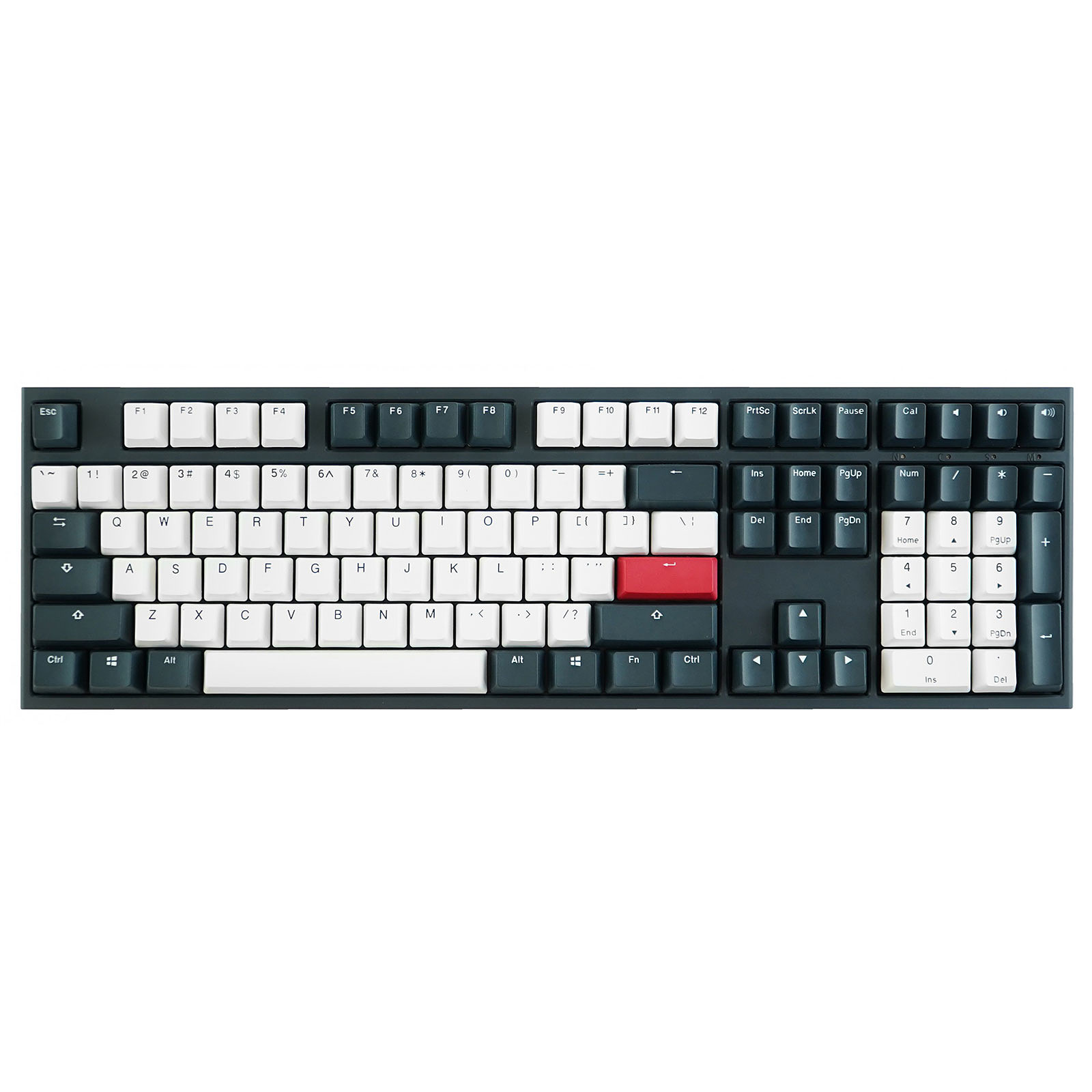 Ducky Channel One 2 Tuxedo (Cherry MX Silent Red) - Clavier PC Ducky Channel