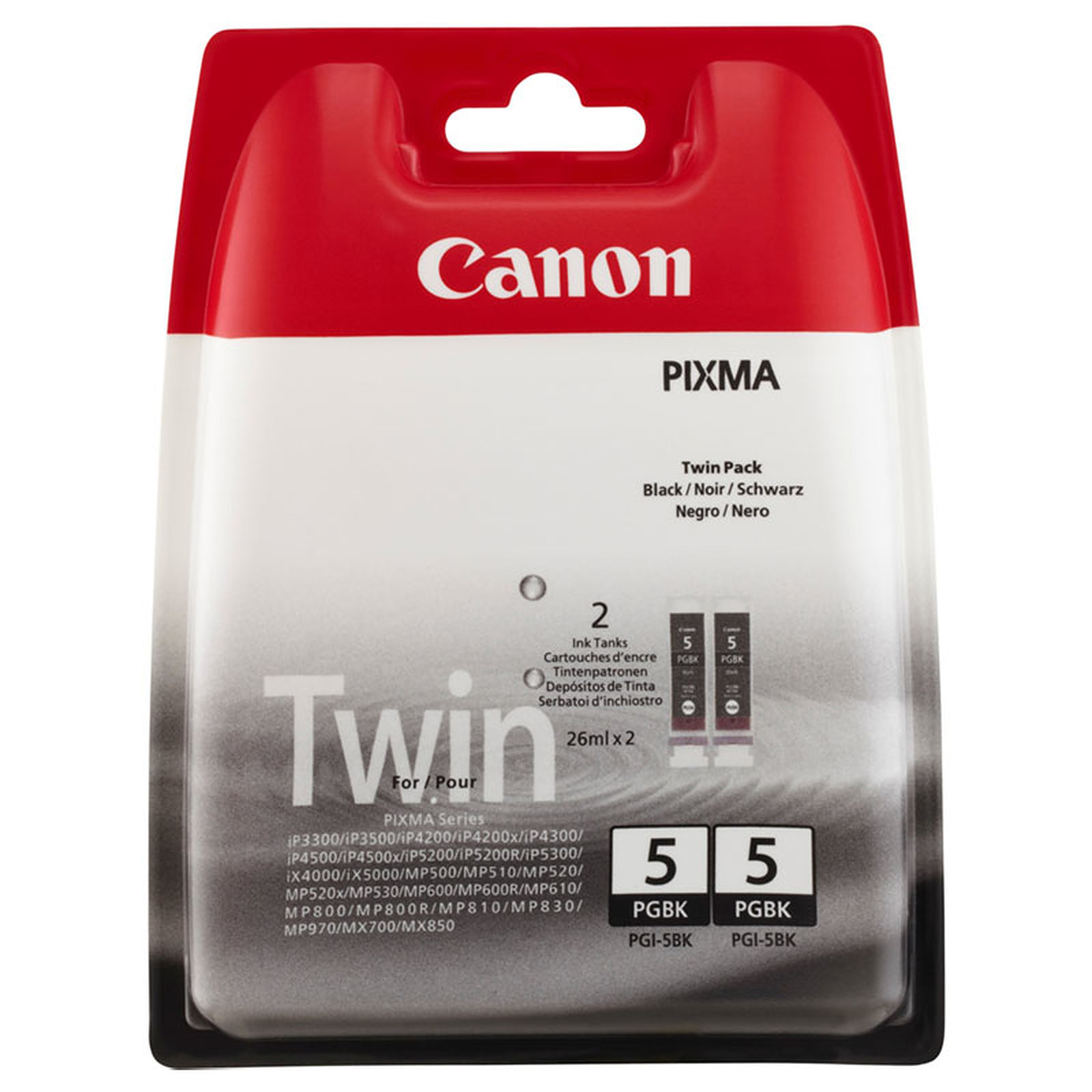 Canon PGI-5BK Twin Pack - Cartouche imprimante Canon