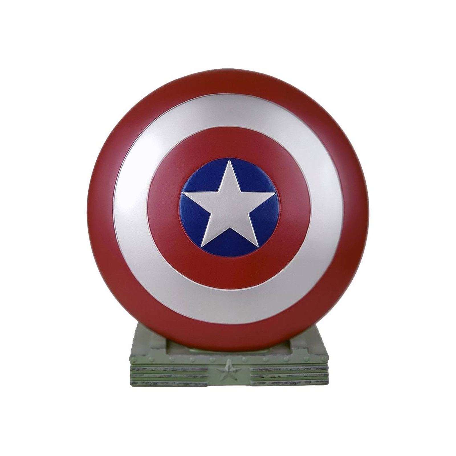 Marvel - Buste tirelire Captain America Shield 25 cm - Figurines Semic