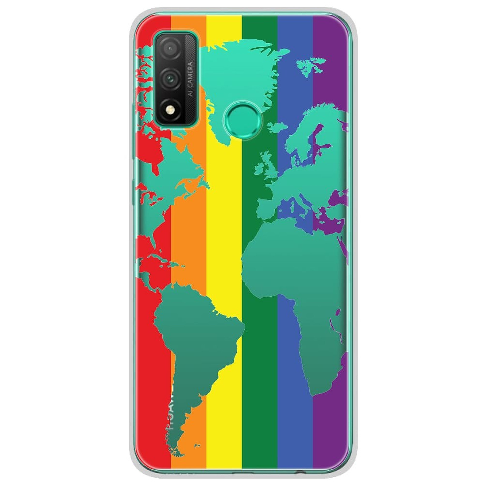 1001 Coques Coque silicone gel Huawei P Smart 2020 motif Map LGBT - Coque telephone 1001Coques
