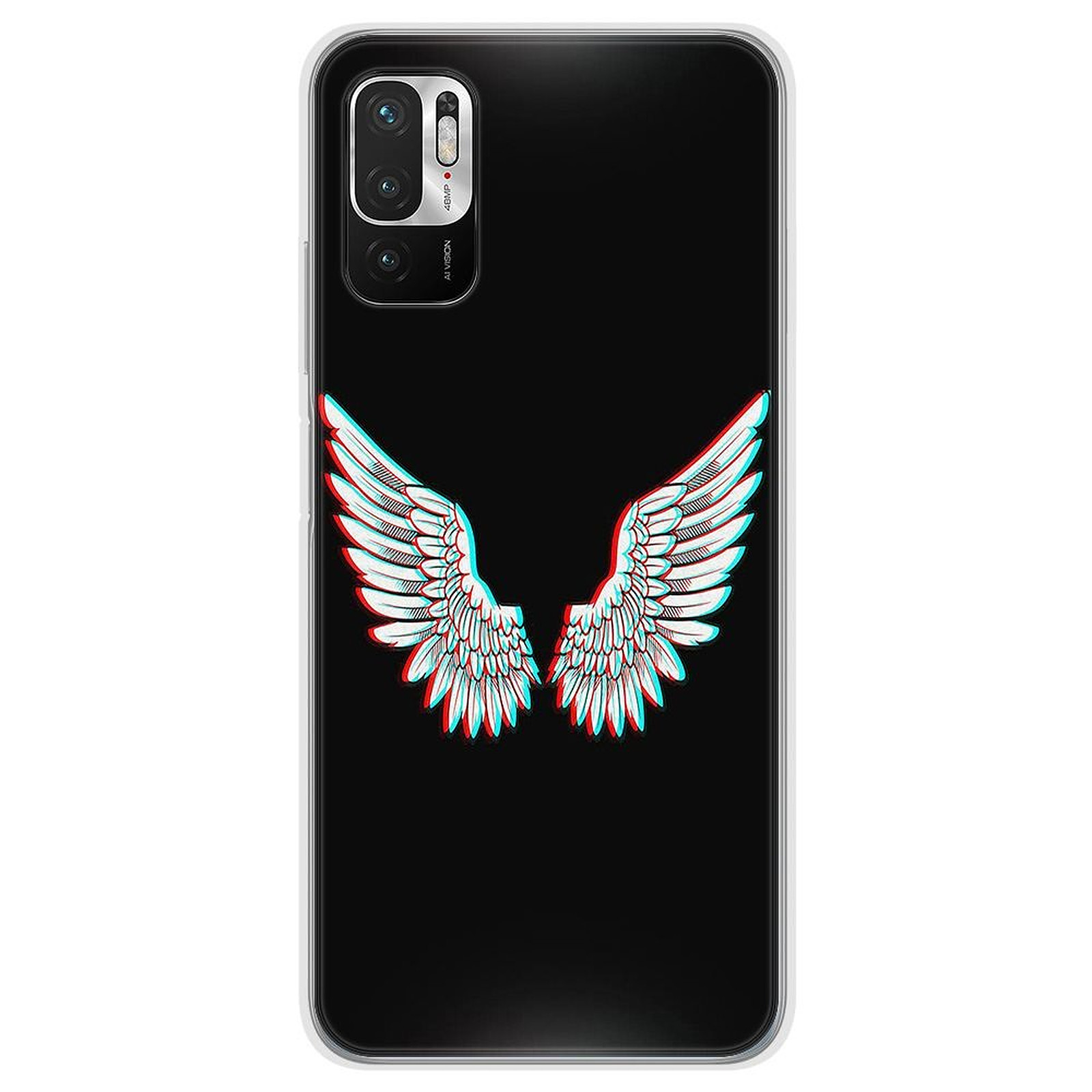 1001 Coques Coque silicone gel Xiaomi Redmi Note 10 / Note 10S motif Ailes d'Ange - Coque telephone 1001Coques
