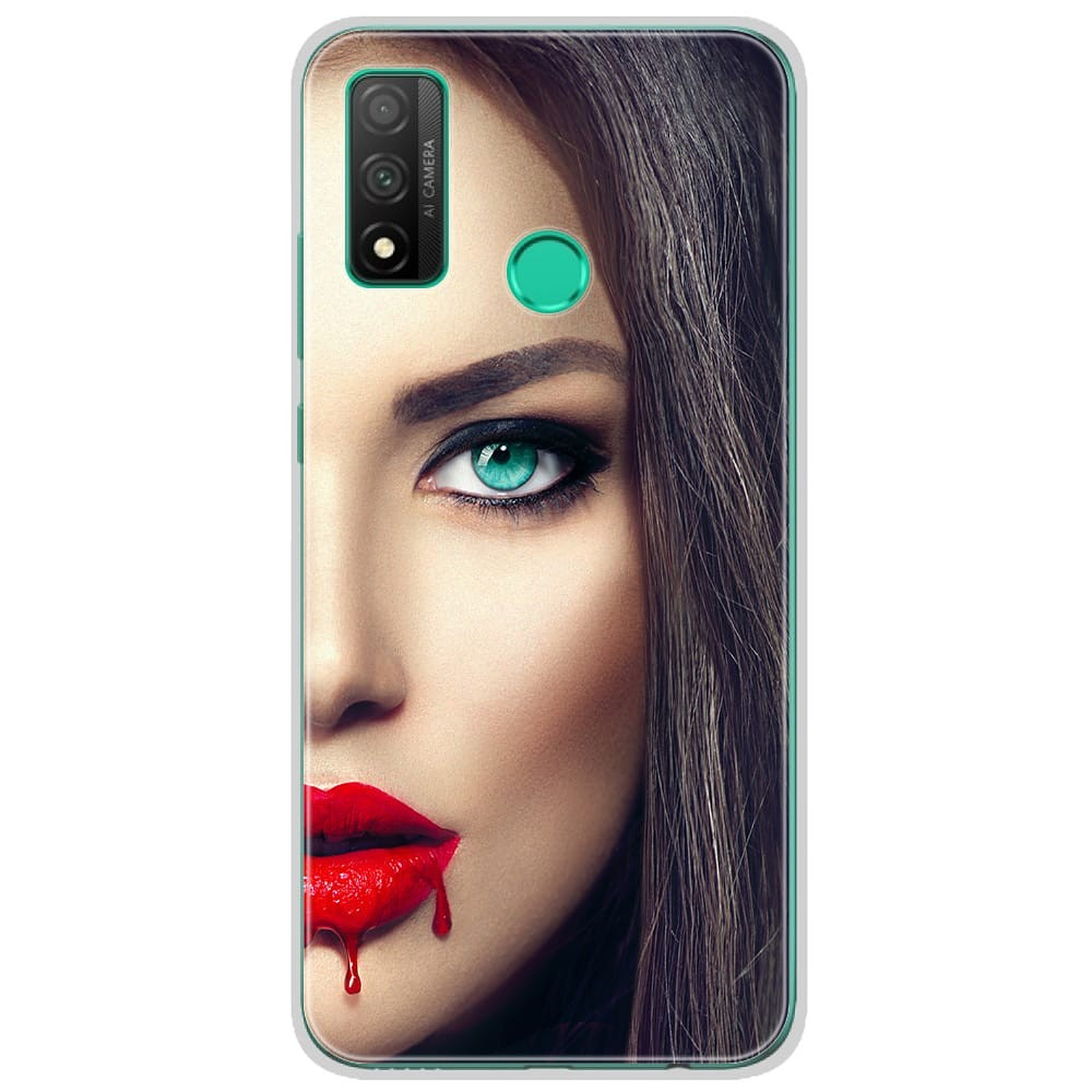 1001 Coques Coque silicone gel Huawei P Smart 2020 motif Lèvres Sang - Coque telephone 1001Coques