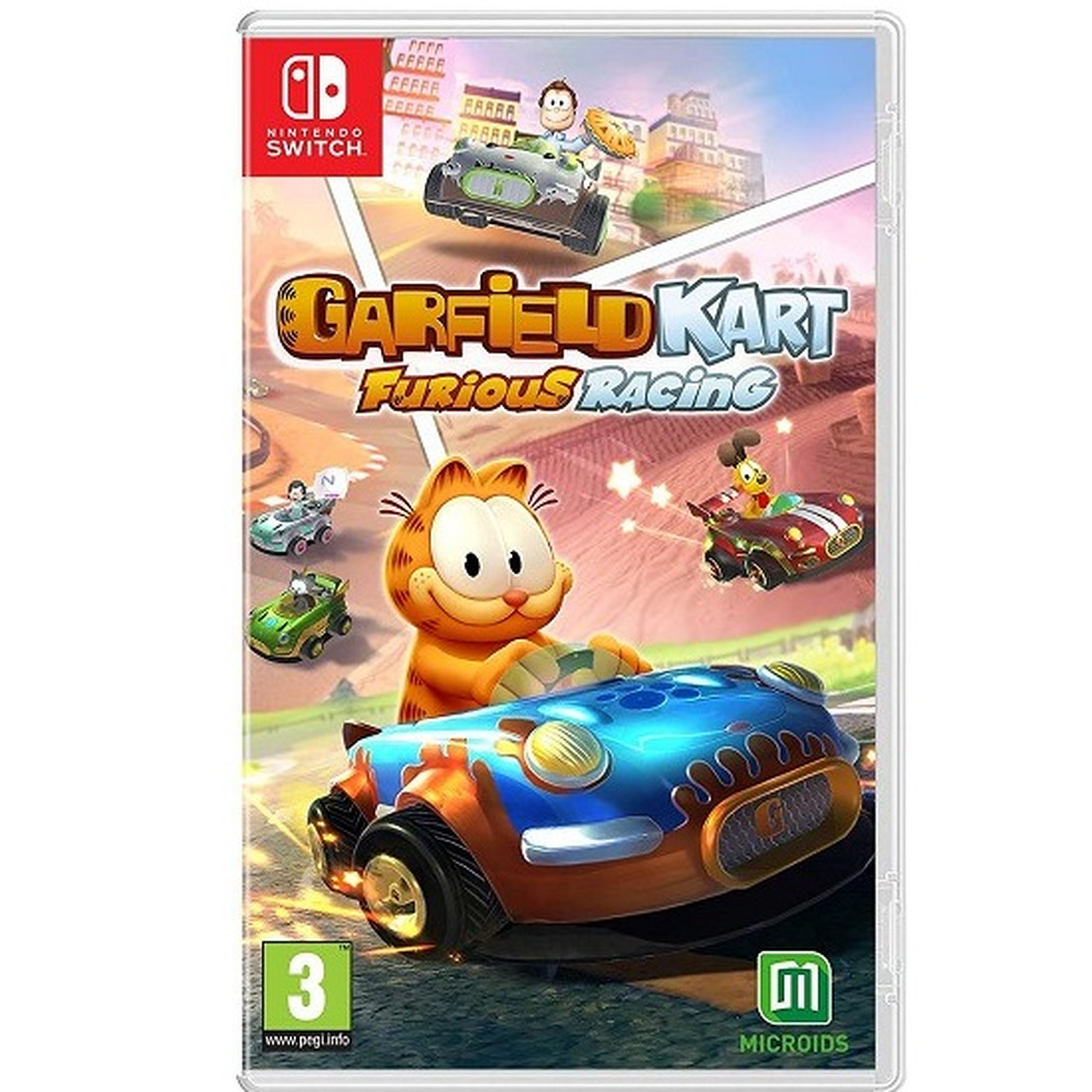Garfield Kart Furious Racing (SWITCH) - Jeux Nintendo Switch Microa¯ds