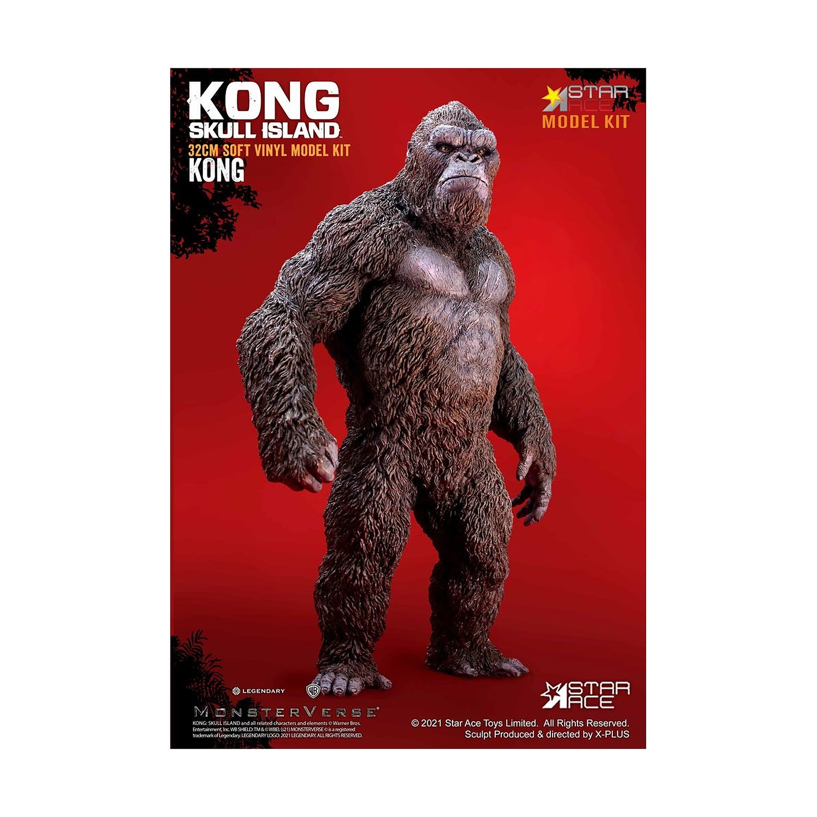 Kong: Skull Island - Figurine Soft Vinyl Model Kit Kong 1.0 32 cm - Figurines Star Ace Toys
