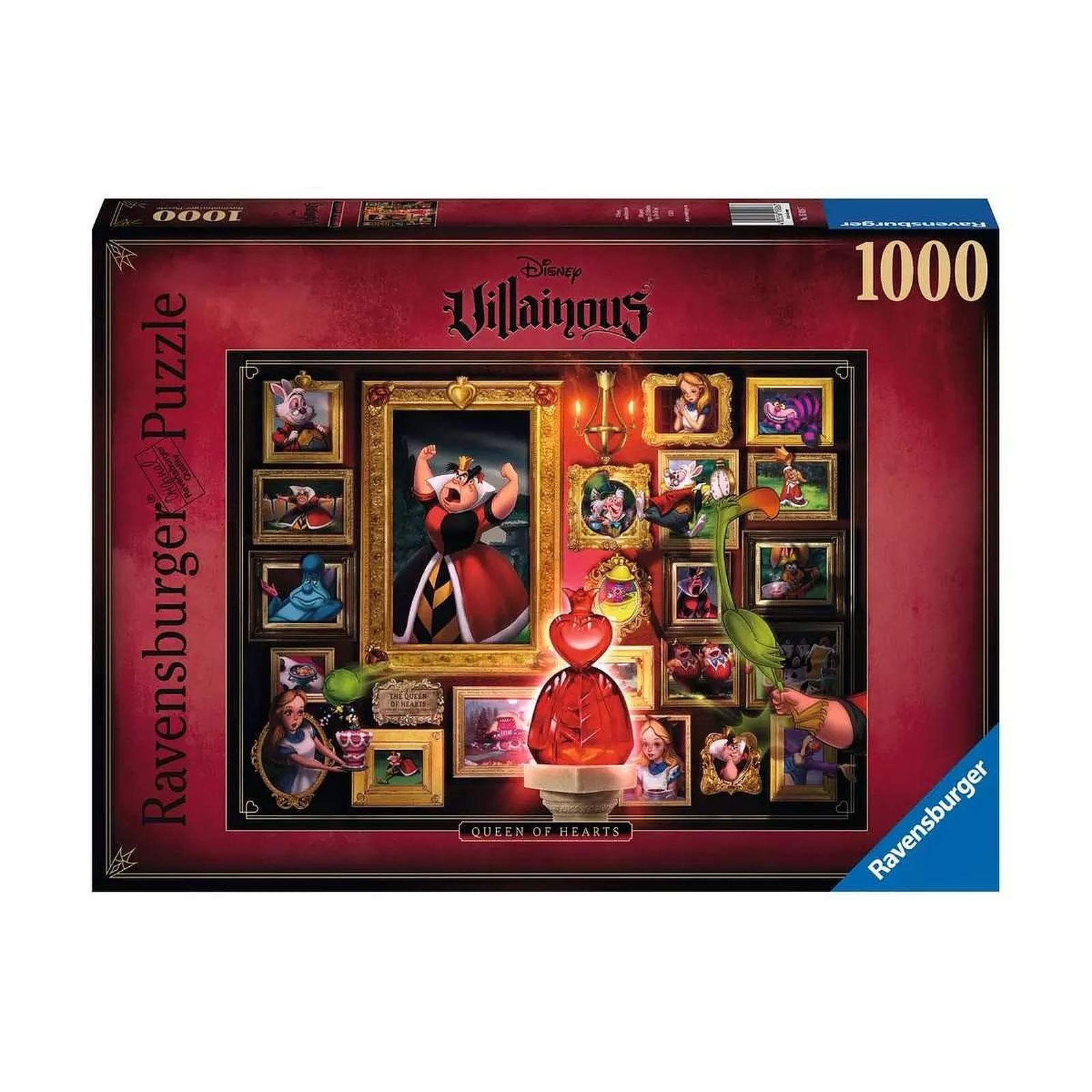 Villainous - Puzzle La Reine de coeur (1000 pièces) - Puzzle Ravensburger