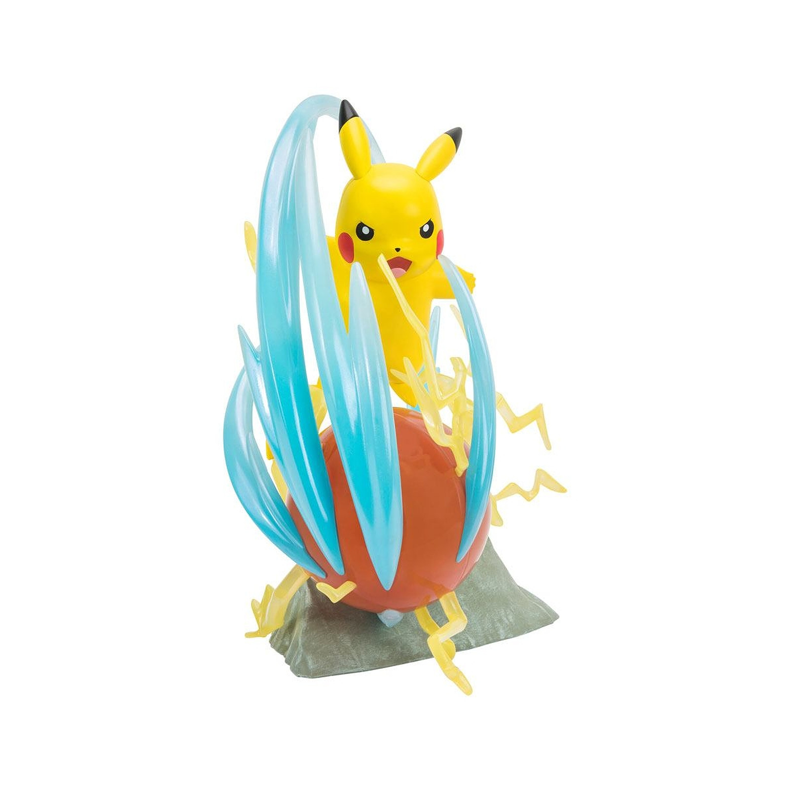 Pokemon - Statuette 25e Pokemon anniversaire lumineuse Deluxe Pikachu 33 cm - Figurines BOTI