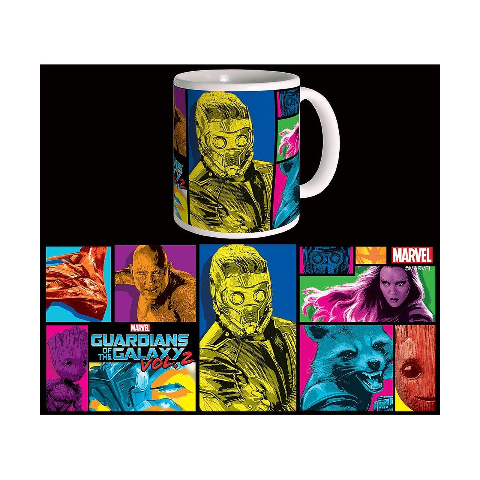 Les Gardiens de la Galaxie 2 - Mug Colors - Mugs Semic
