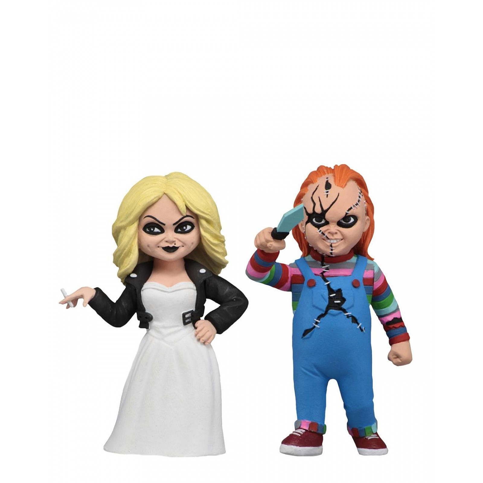 La Fiancee de Chucky - Pack 2 figurines Toony Terrors Chucky & Tiffany 15 cm - Figurines NECA