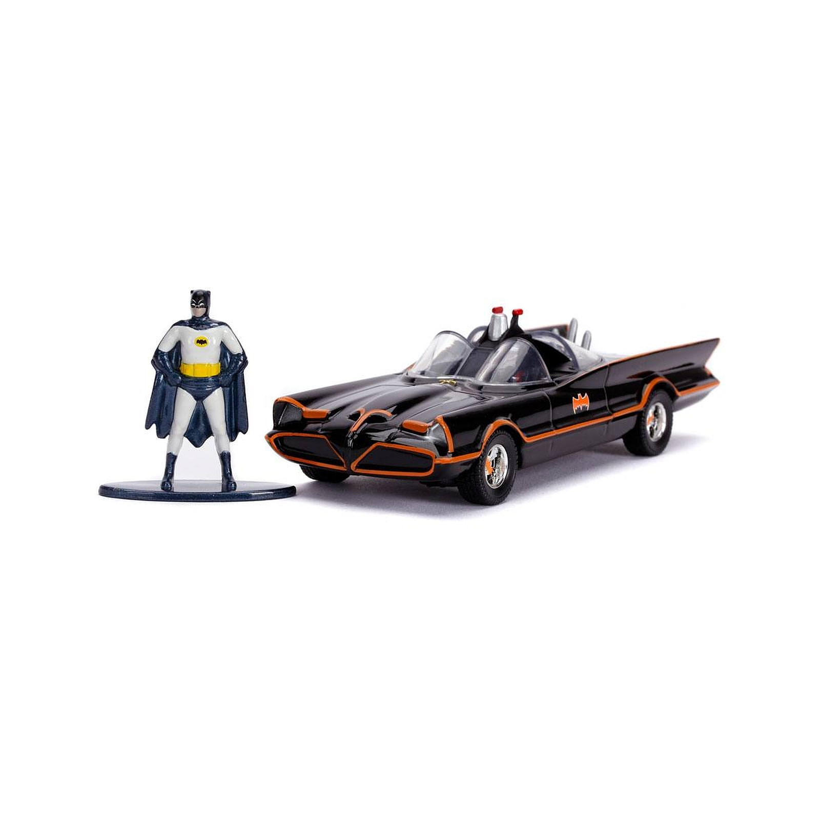 Batman Classic TV Series - Replique metal 1/32 Classic Batmobile 1966 avec figurine - Figurines Jada Toys