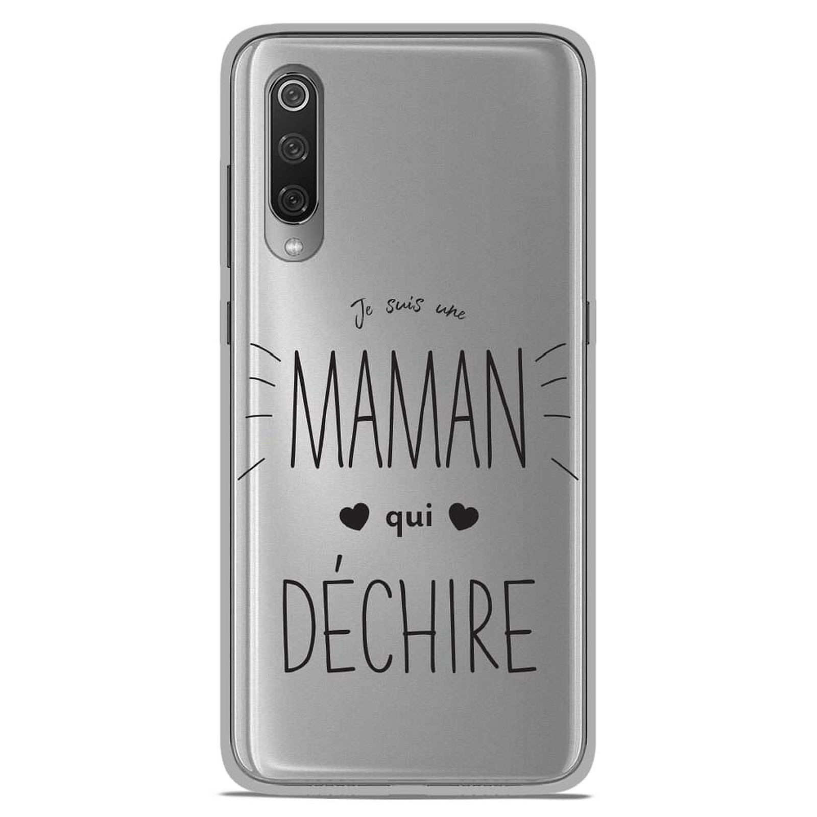 1001 Coques Coque silicone gel Xiaomi Mi 9 / Mi 9 Pro motif Maman qui de´chire - Coque telephone 1001Coques