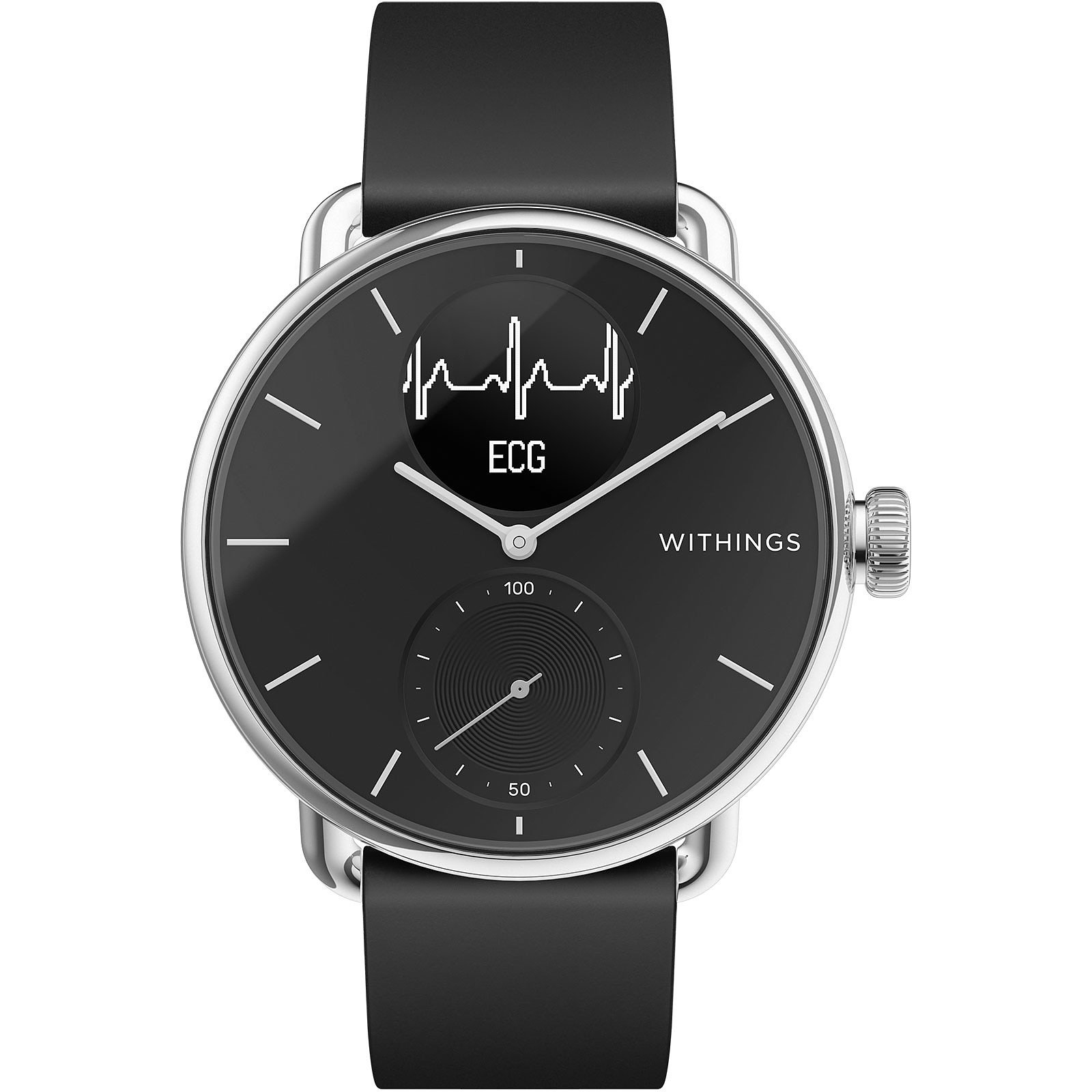 Withings ScanWatch (38 mm / Noir) - Montre connectee Withings