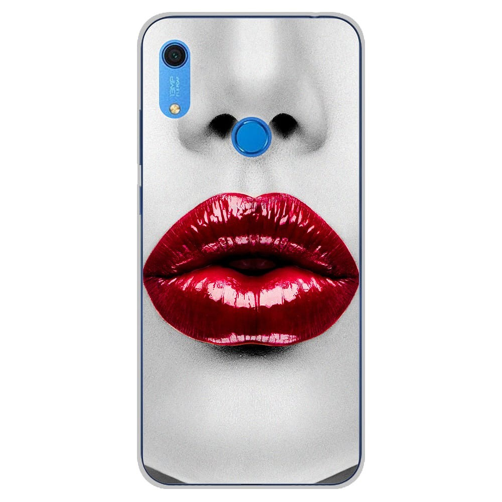 1001 Coques Coque silicone gel Huawei Y6S motif Lèvres Rouges - Coque telephone 1001Coques