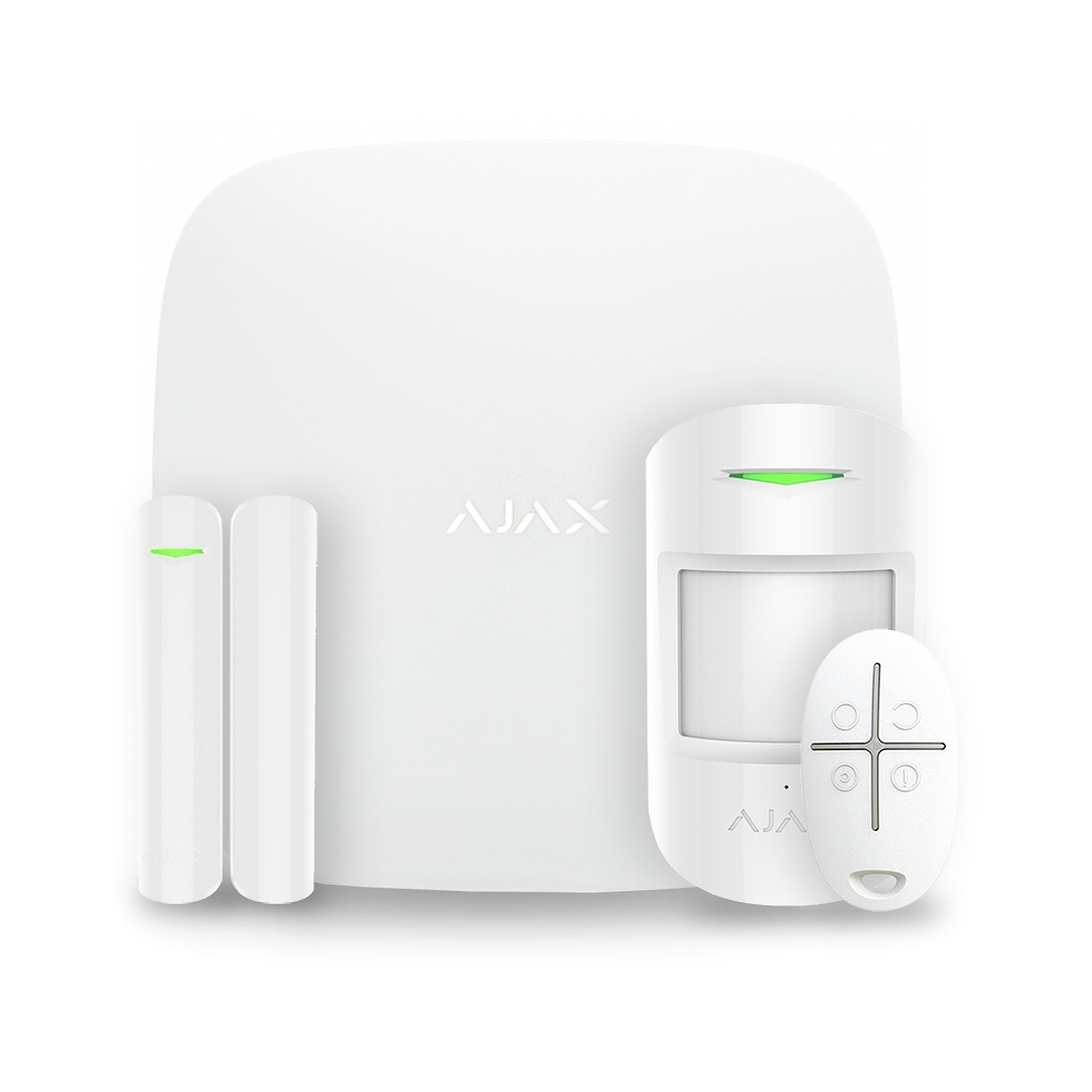Alarme maison Ajax StarterKit Plus blanc - Kit alarme Ajax Systems