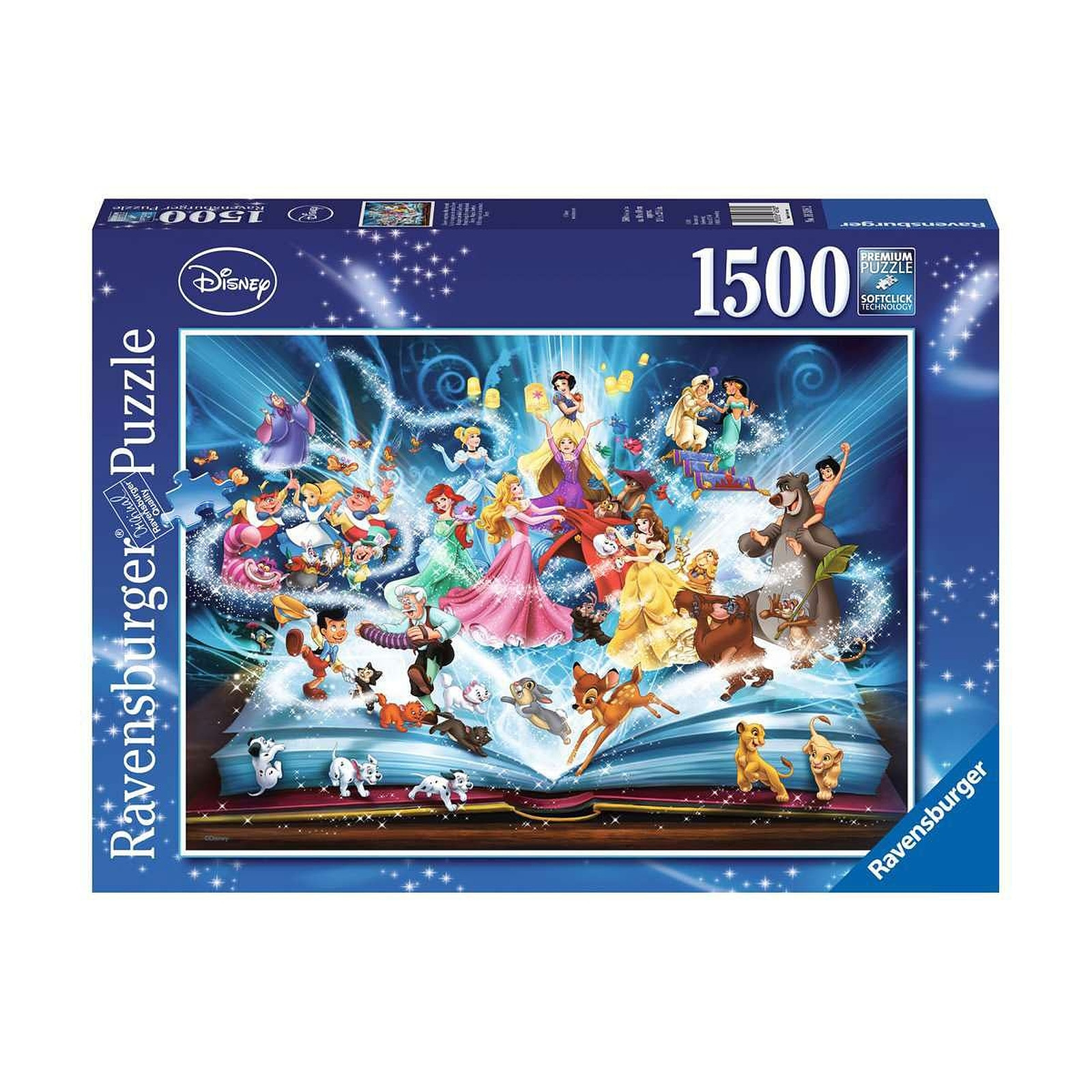 Disney - Puzzle Le livre magique des contes (1500 pièces) - Puzzle Ravensburger