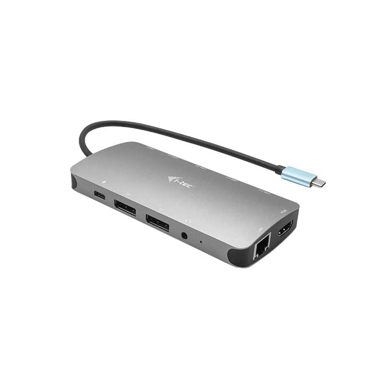 i-tec USB-C Metal Nano Dock 3x - 2 x Display Port + 1 x HDMI + 1 x Power Delivery 100W - USB i-tec