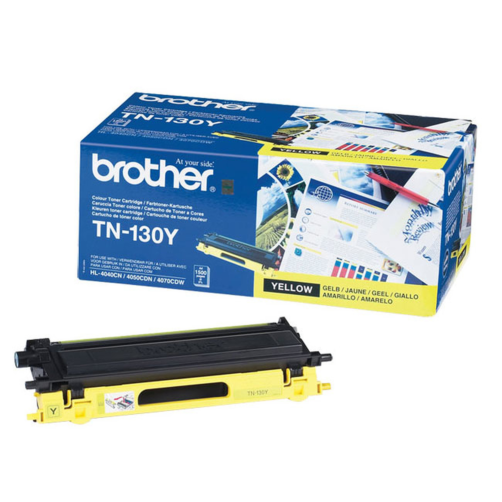 Brother TN-130Y (Jaune) - Toner imprimante Brother