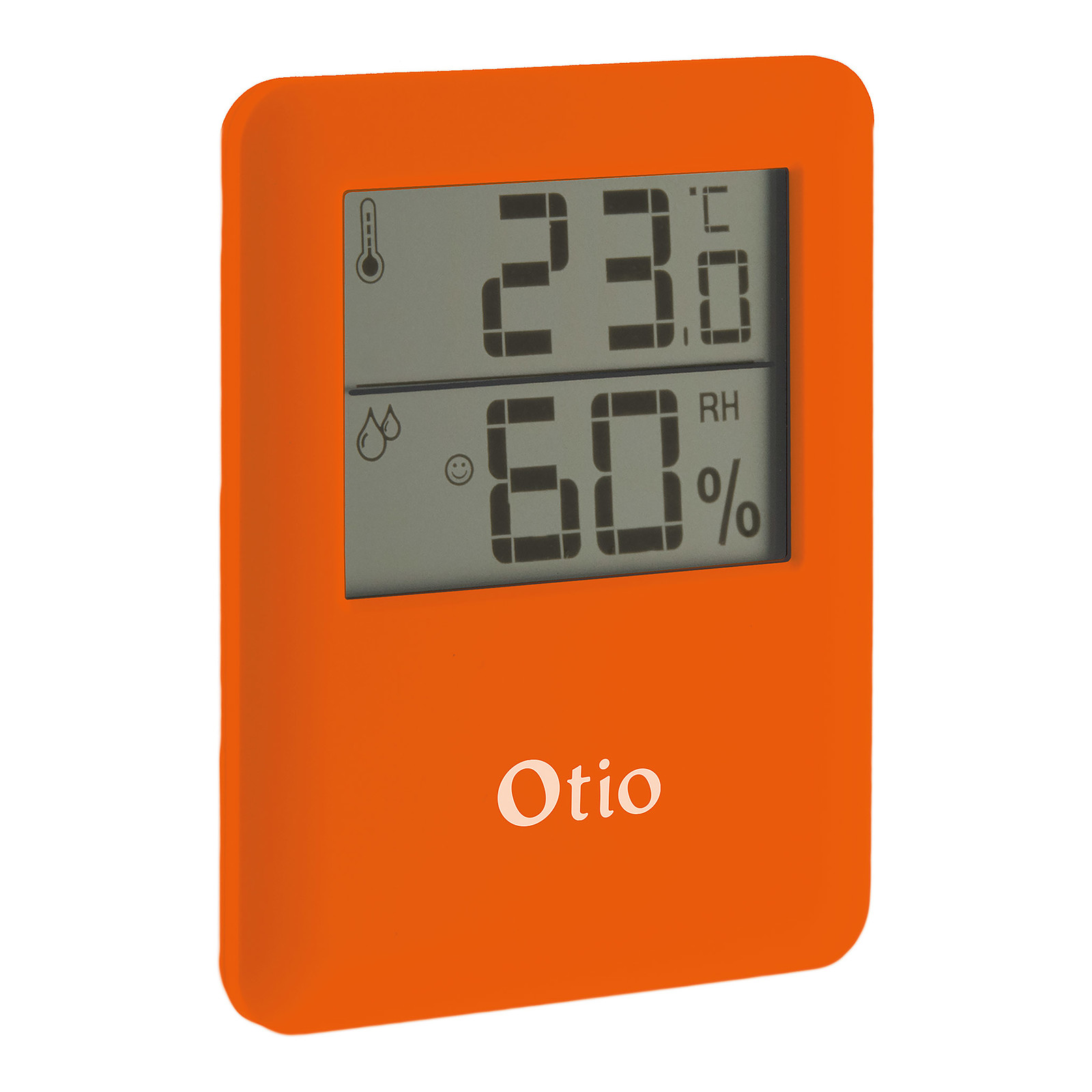 Otio-Thermomètre hygromètre magnetique orange - Otio - Station Meteo Otio