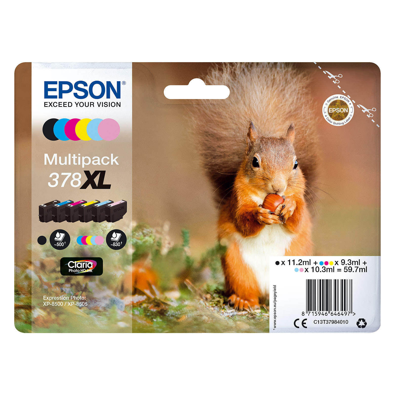 Epson Ecureuil Multipack 378XL - Cartouche imprimante Epson