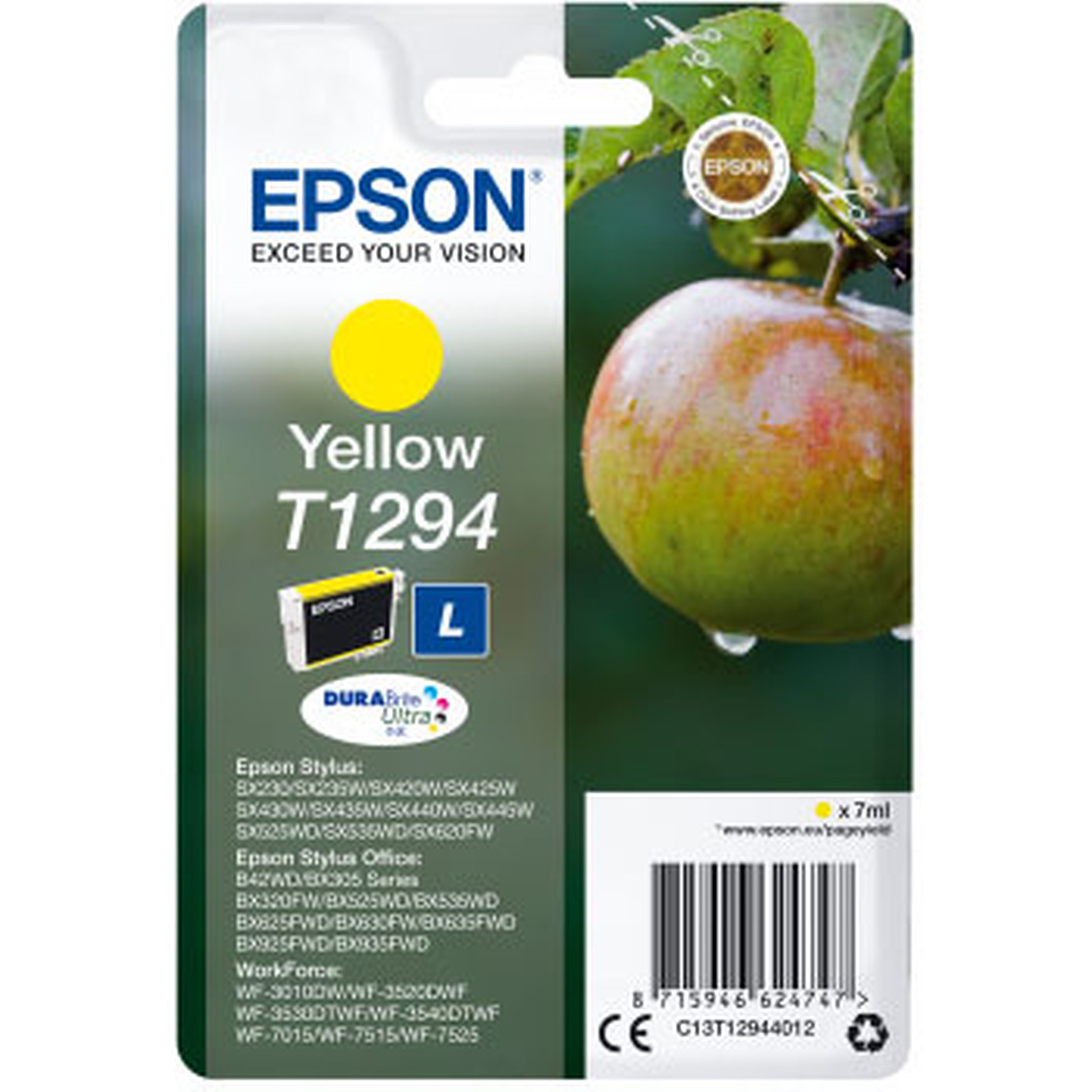 Epson Pomme T1294 Jaune - Cartouche imprimante Epson