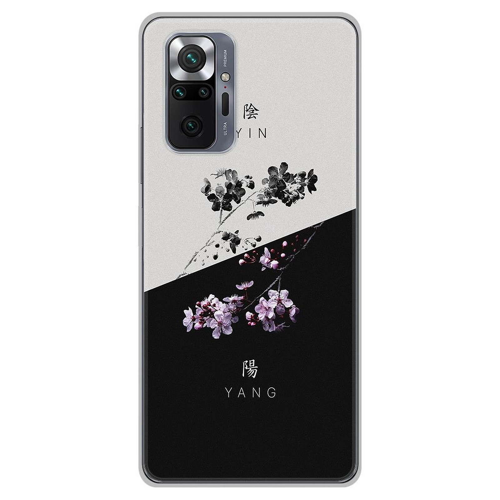 1001 Coques Coque silicone gel Xiaomi Redmi Note 10 Pro motif Yin et Yang - Coque telephone 1001Coques