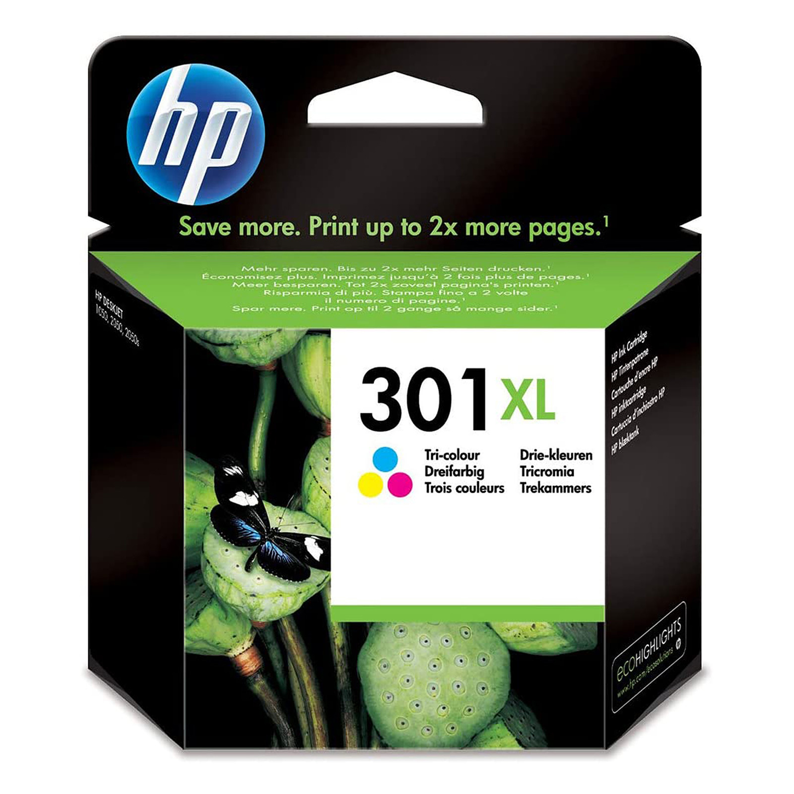 HP 301XL (CH564EE) - Cyan, Magenta et Jaune - Cartouche imprimante HP