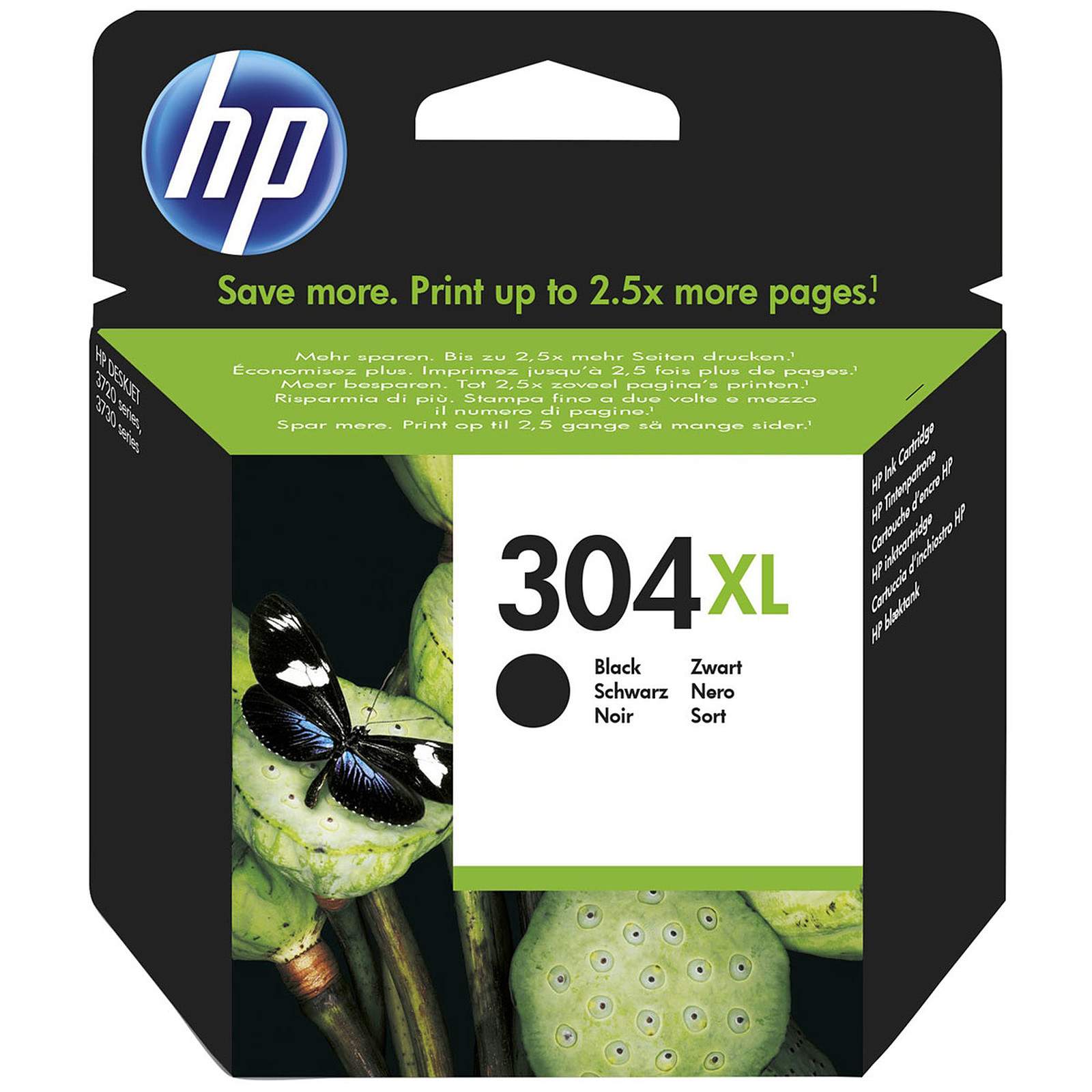 HP 304XL (N9K08AE) - Noir - Cartouche imprimante HP