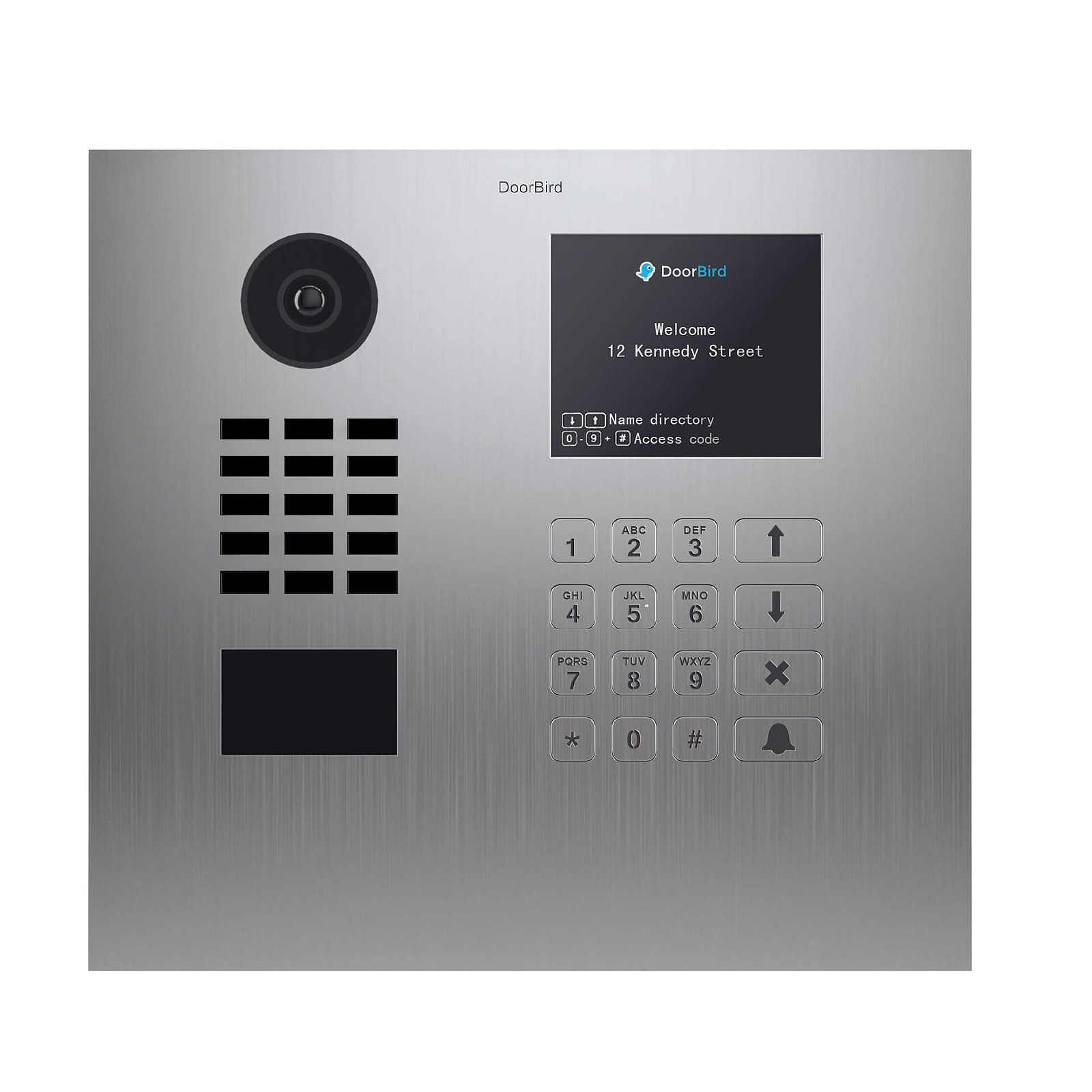 Doorbird - Portier video IP Multi-locataires Inox - Interphone connecte DoorBird