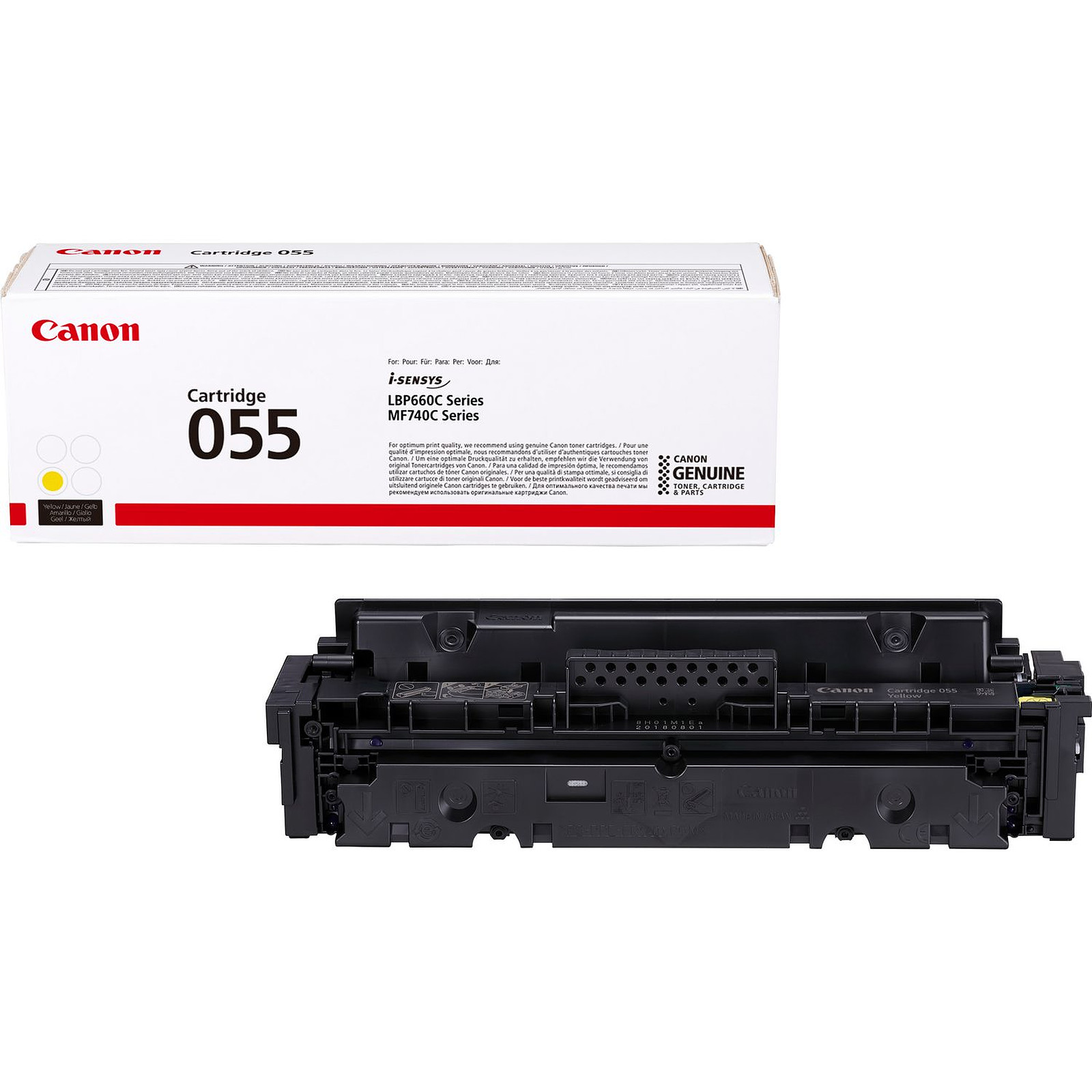 Canon 055 - Jaune - Toner imprimante Canon