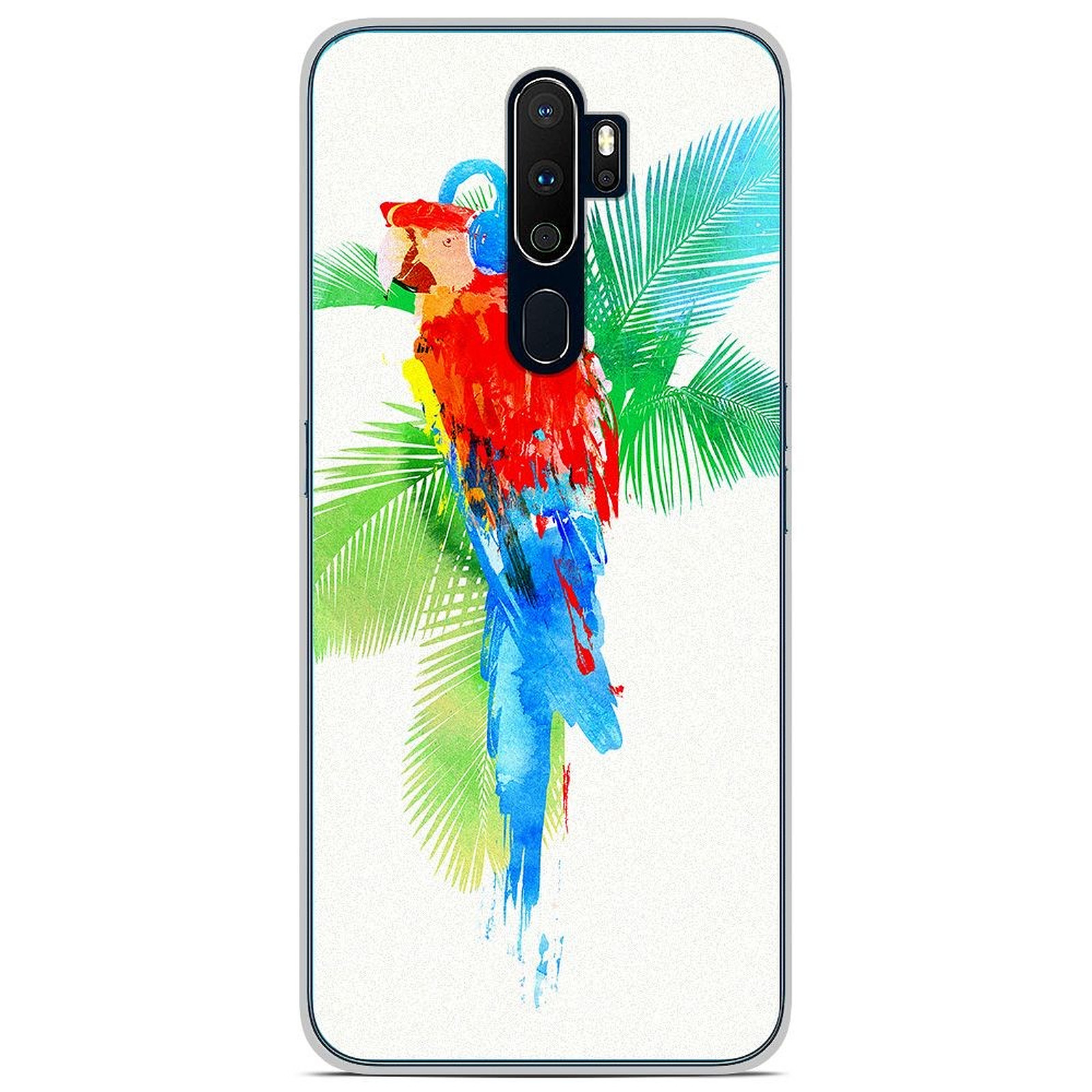 1001 Coques Coque silicone gel Oppo A9 2020 motif RF Tropical party - Coque telephone 1001Coques
