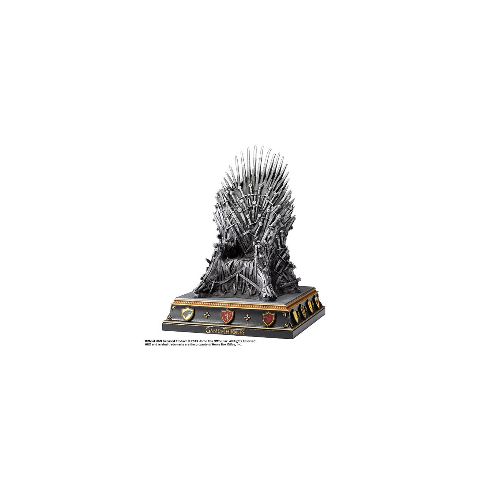 Game Of Thrones - Serre-livre Le Trone 19 cm - Figurines Noble Collection