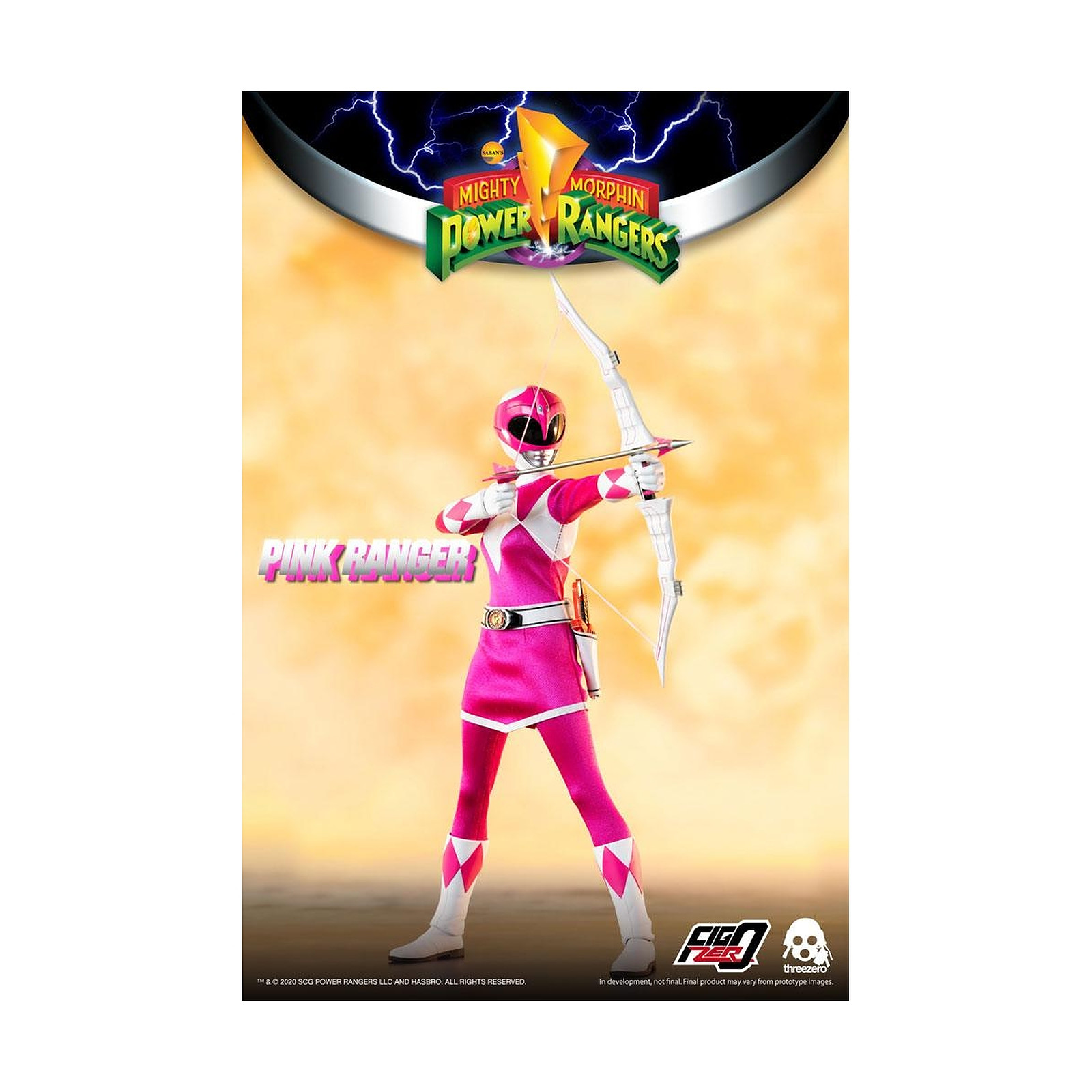 Power Rangers : Mighty Morphin - Figurine FigZero 1/6 Pink Ranger 30 cm - Figurines Threezero