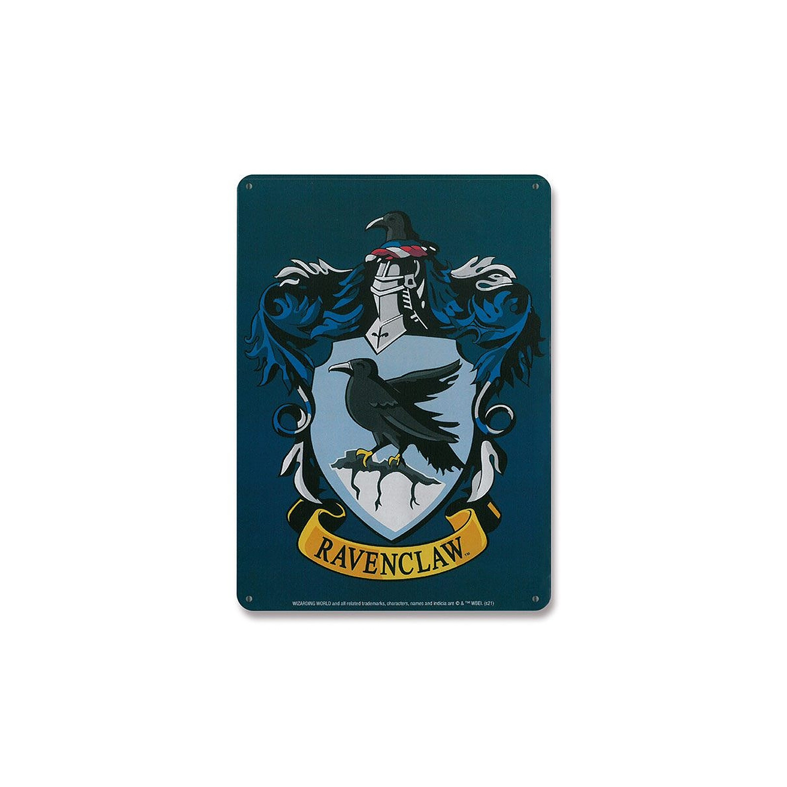 Harry Potter - Panneau metal Ravenclaw 15 x 21 cm - Posters Logoshirt