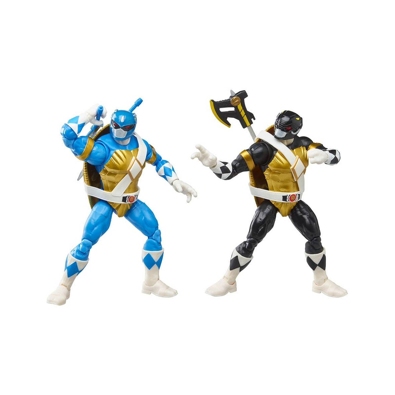 Power Rangers X TMNT Lightning Collection 2022 - Figurines Morphed Donatello & Morphed Leonardo - Figurines Hasbro