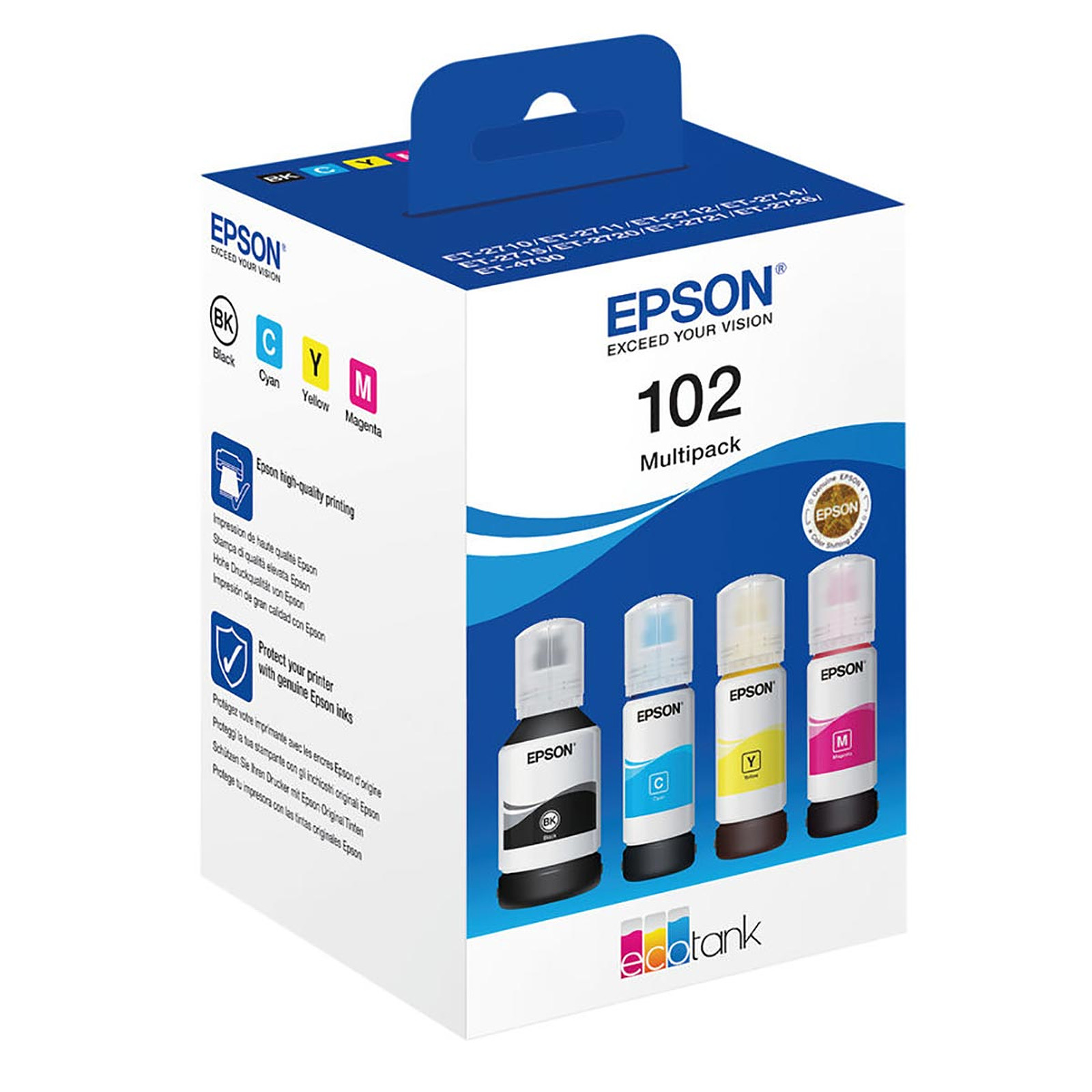 Epson 102 EcoTank 4-colour Multipack - Cartouche imprimante Epson