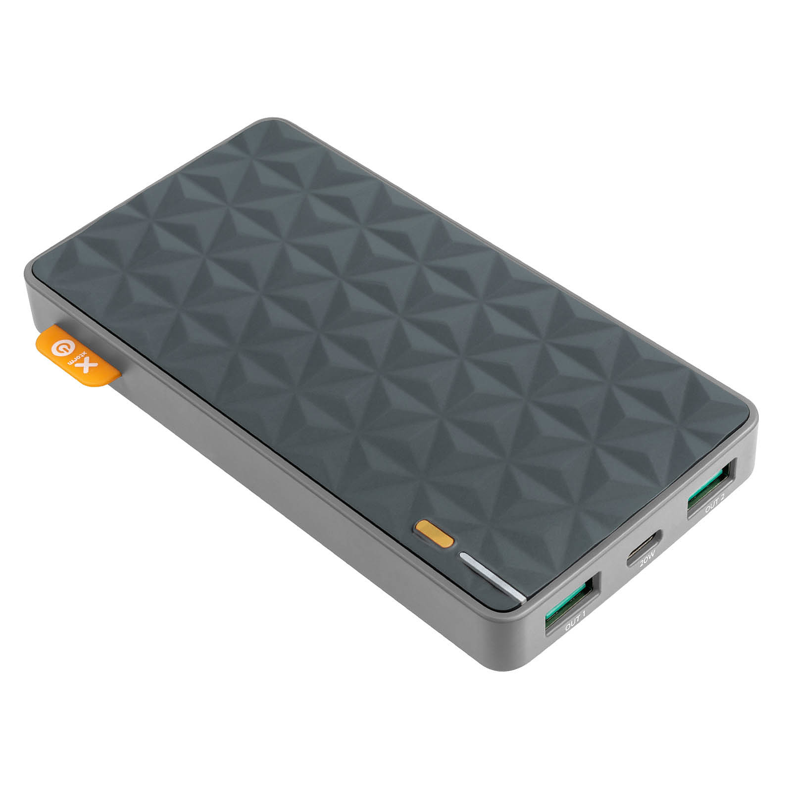 Xtorm Batterie de Secours 10000mAh USB-C 20W 2x USB 3.0 Fuel Series Gris - Batterie externe Xtorm