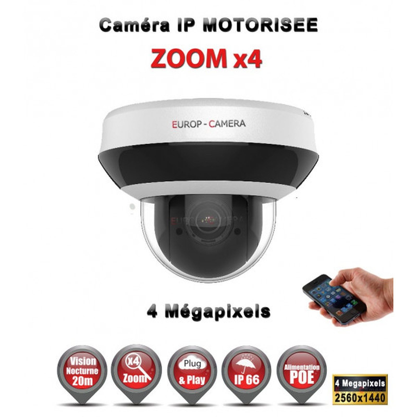 HIKVISION N2404IDE3 - Camera de surveillance Hikvision