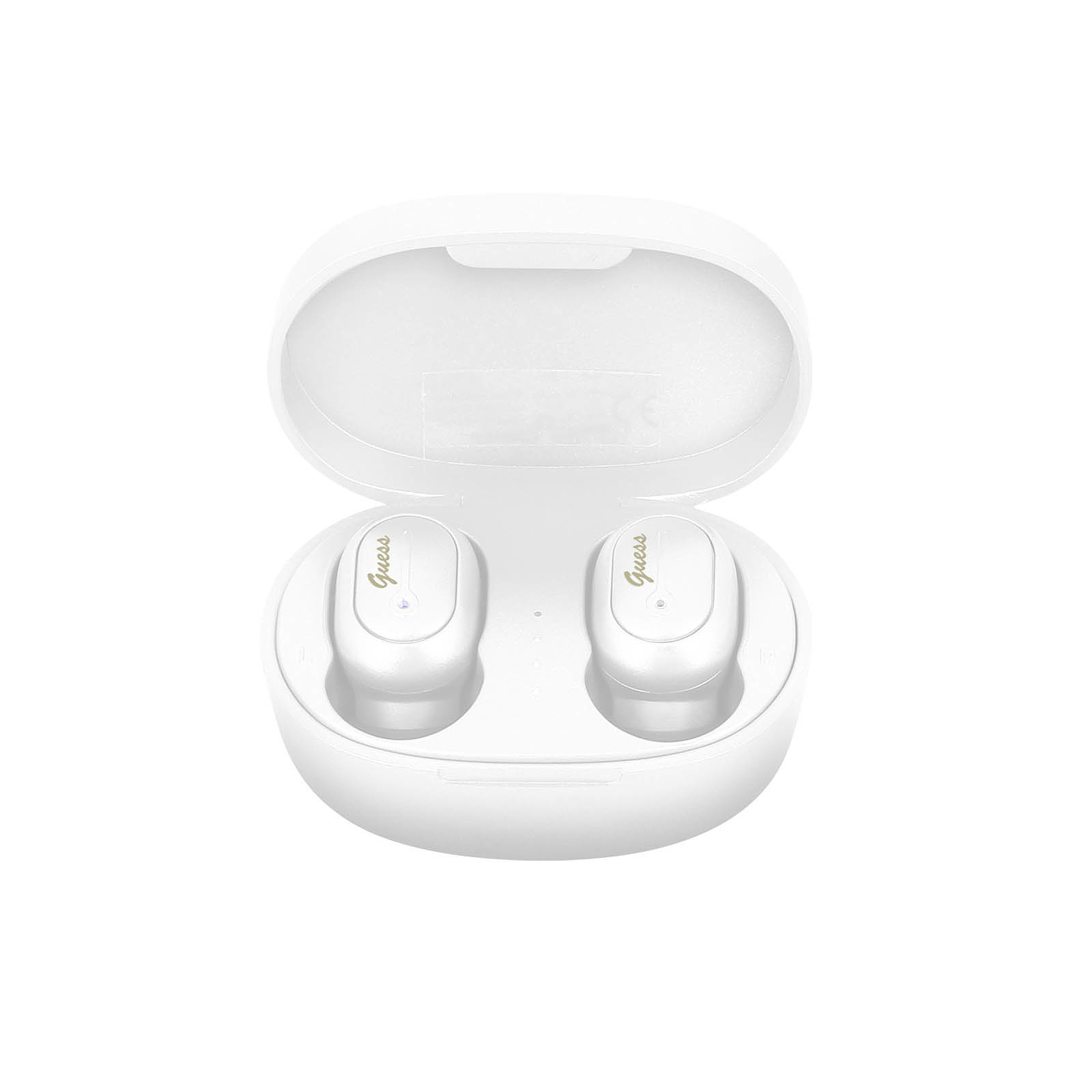 GUESS acouteurs Sans-fil Bluetooth Reduction du Bruit Autonomie 12H IPX4 Blanc - Kit pieton et Casque GUESS