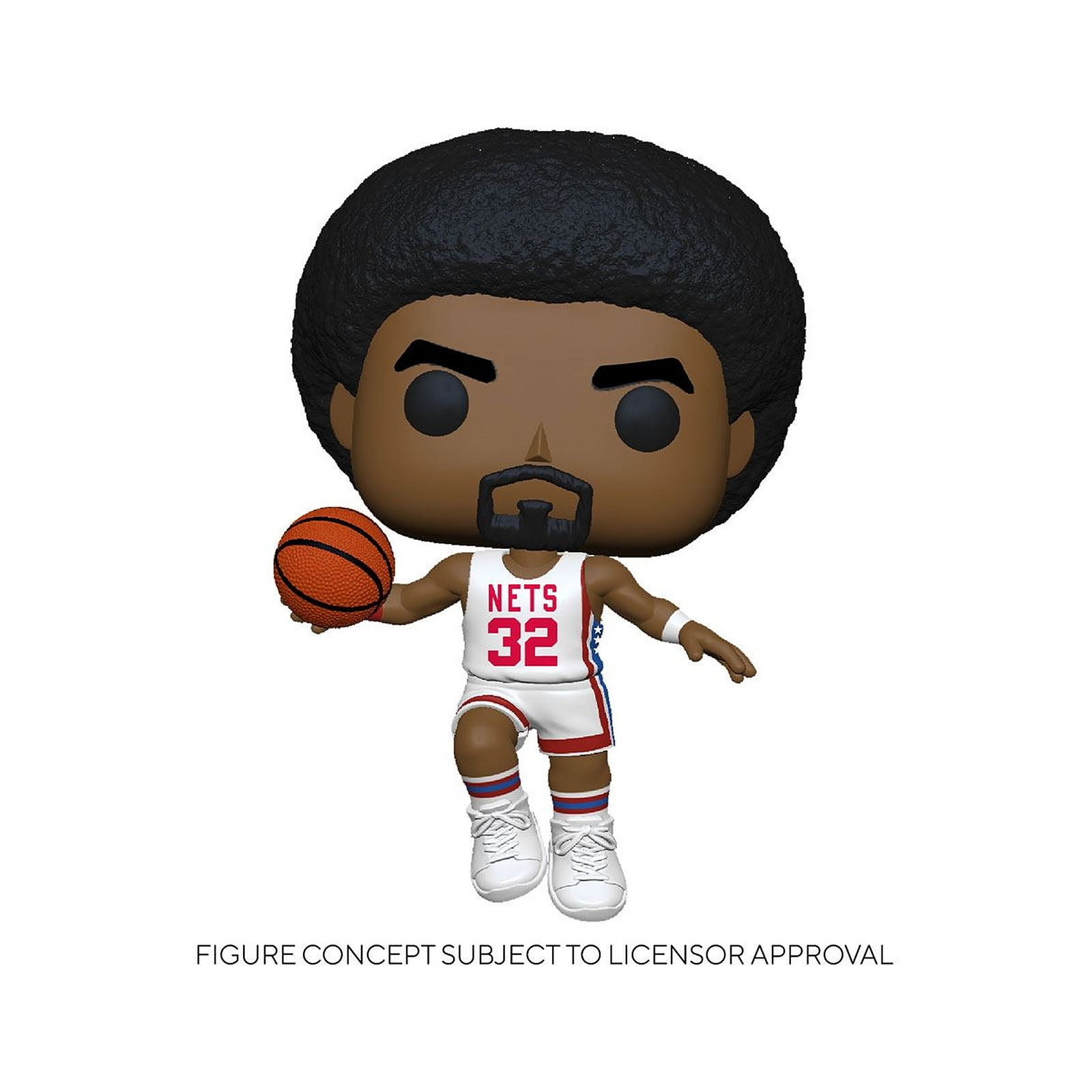 NBA - Figurine POP! Julius Erving (Nets Home) 9 cm - Figurines Funko
