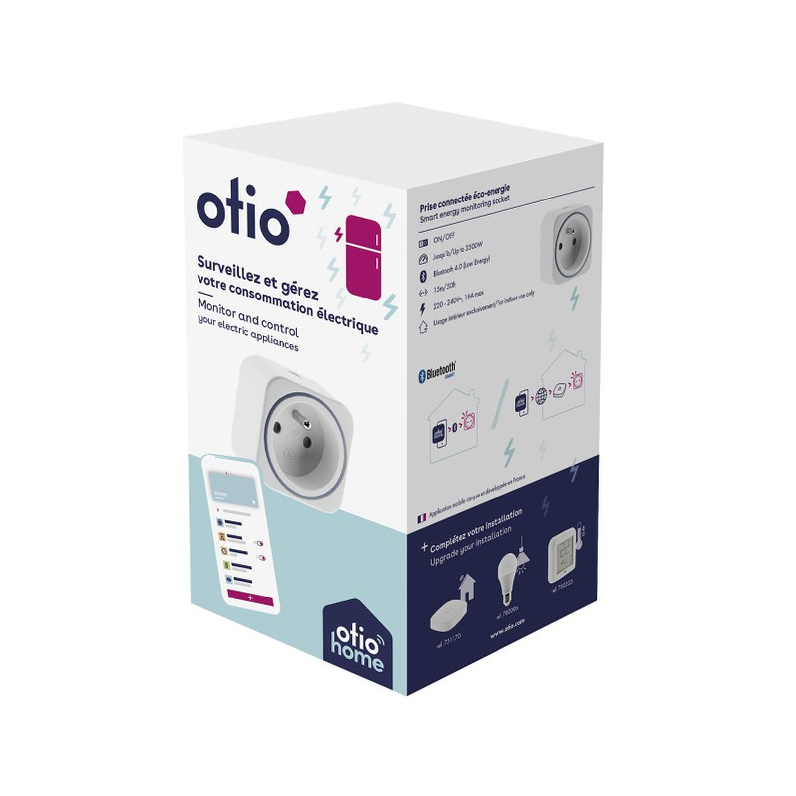 Otio-Prise connectee eco-energie Bluetooth - Otio - Prise connectee Otio