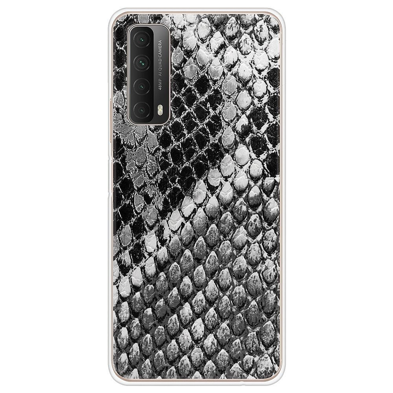 1001 Coques Coque silicone gel Huawei P Smart 2021 motif Texture Python - Coque telephone 1001Coques