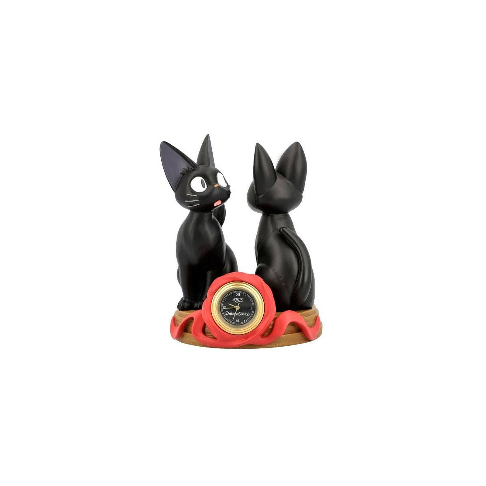 Kiki la petite sorcière - Horloge Jiji & Soft Toy Jiji 11 cm - Figurines Benelic
