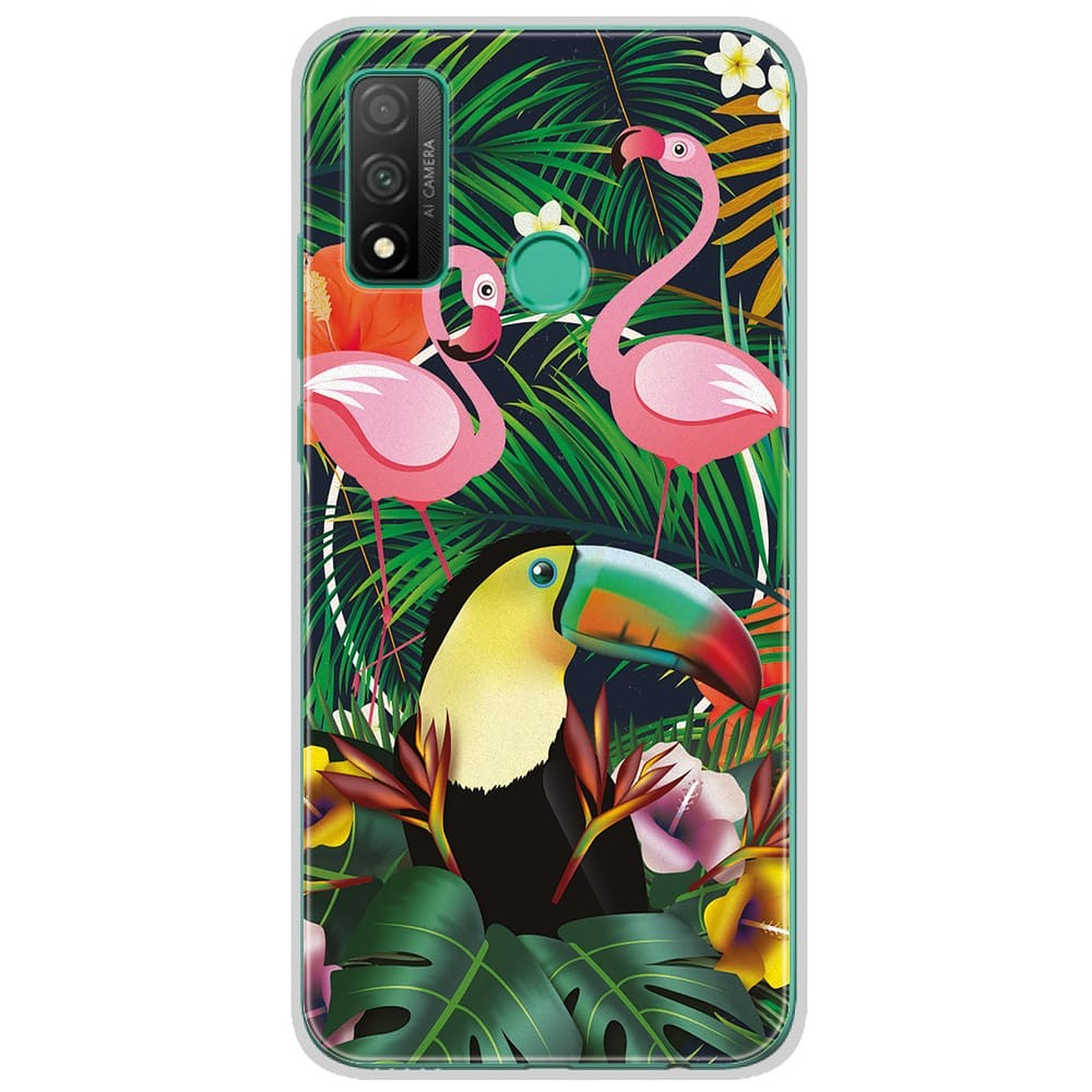 1001 Coques Coque silicone gel Huawei P Smart 2020 motif Tropical Toucan - Coque telephone 1001Coques