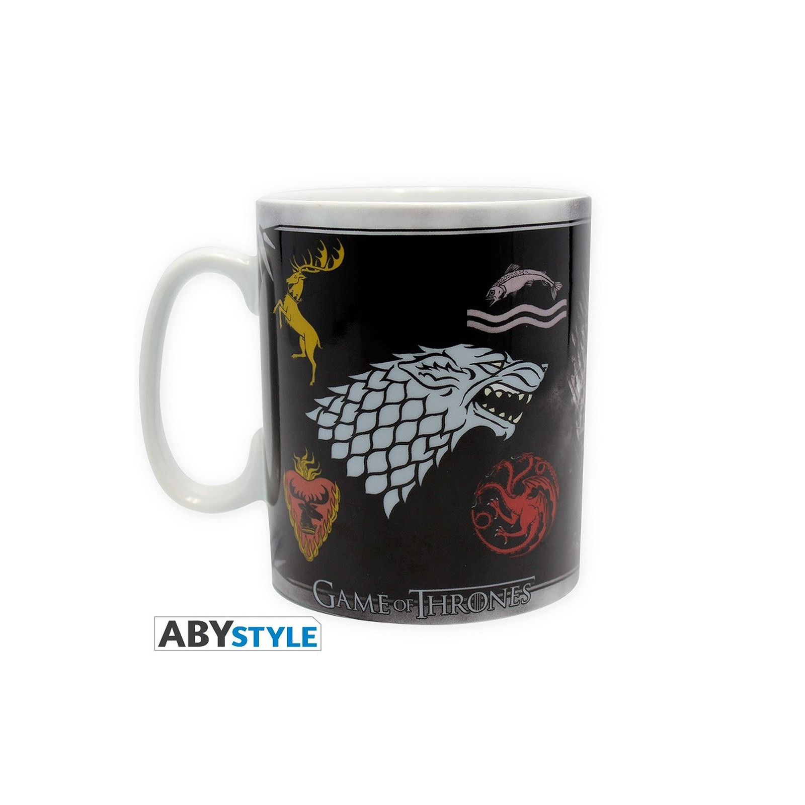 GAME OF THRONES - Mug - 460 ml - Sigles & Trone - porcl. avec boite - Mugs Abystyle