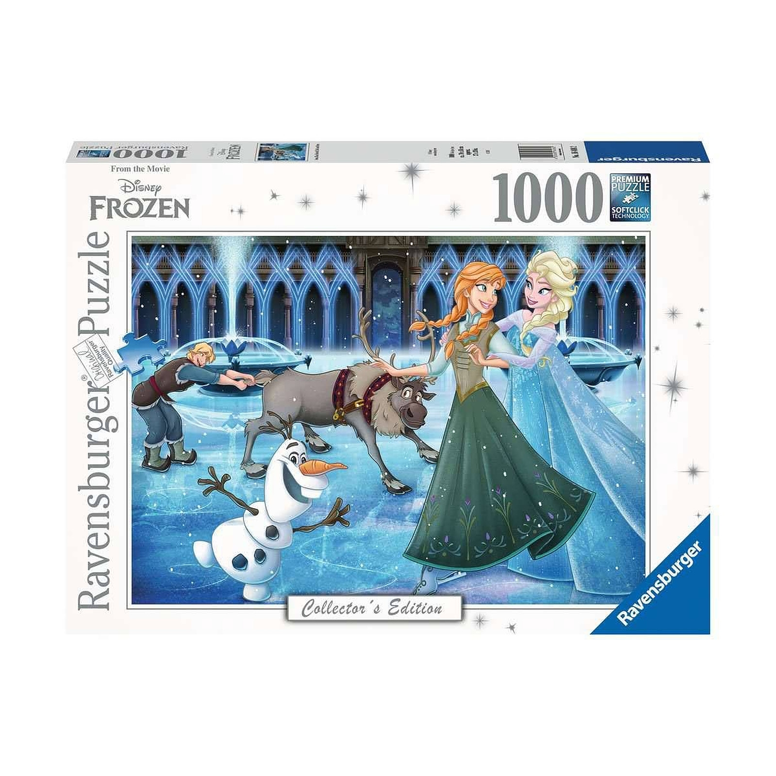 La Reine des neiges - Puzzle Collector's Edition Anna, Elsa, Kristoff, Olaf et Sven (1000 pièce - Puzzle Ravensburger